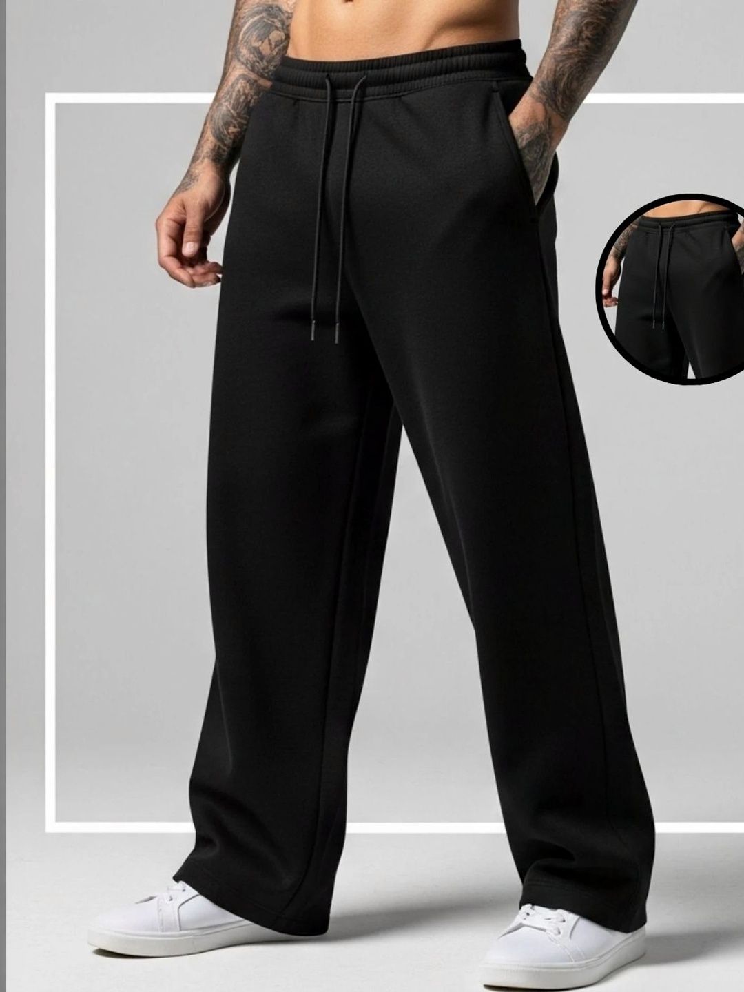 Imsa Moda Men Baggy Track Pants-image-41