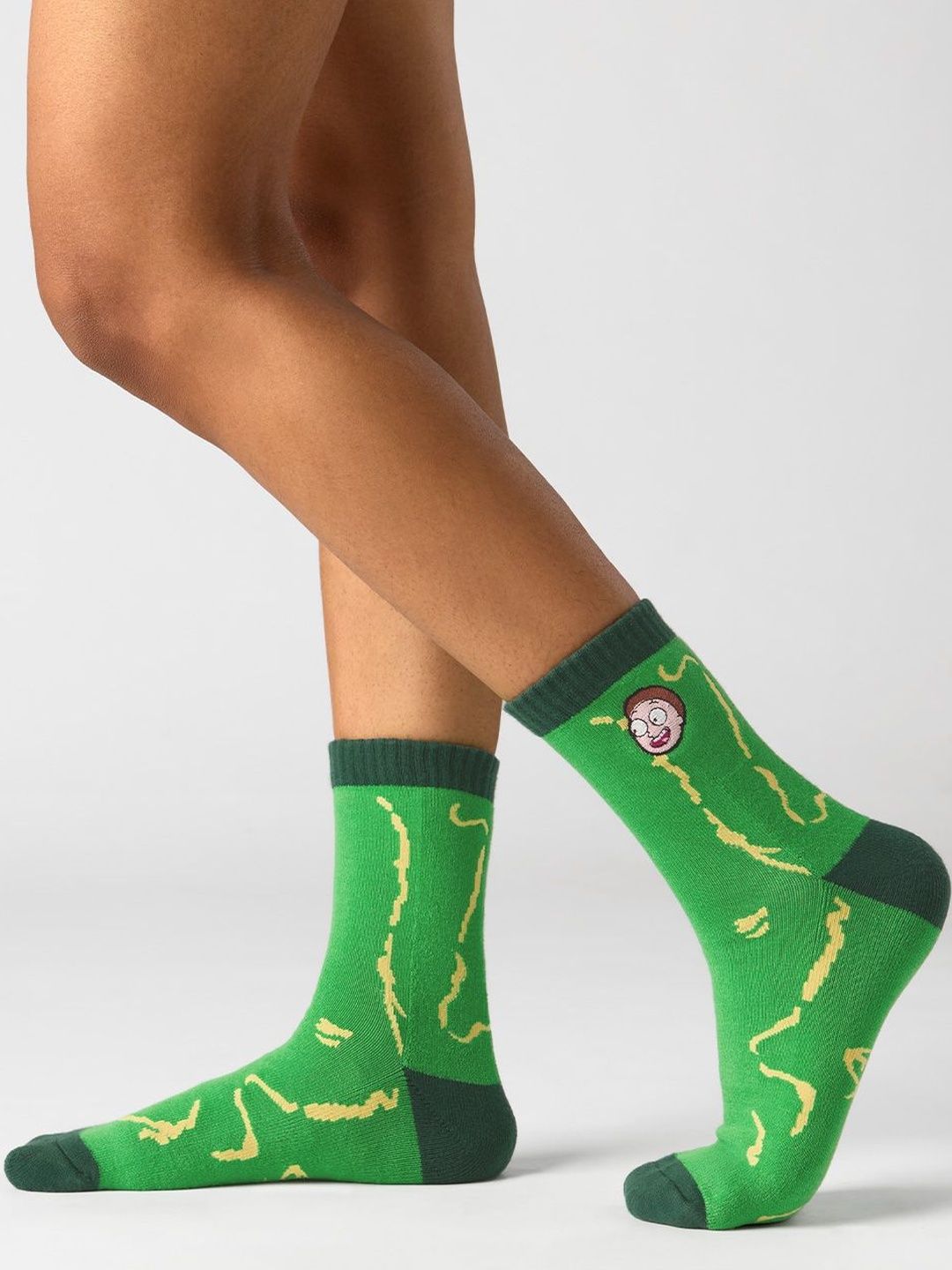 The Souled Store Unisex Patterned Above Ankle Socks-picture-34
