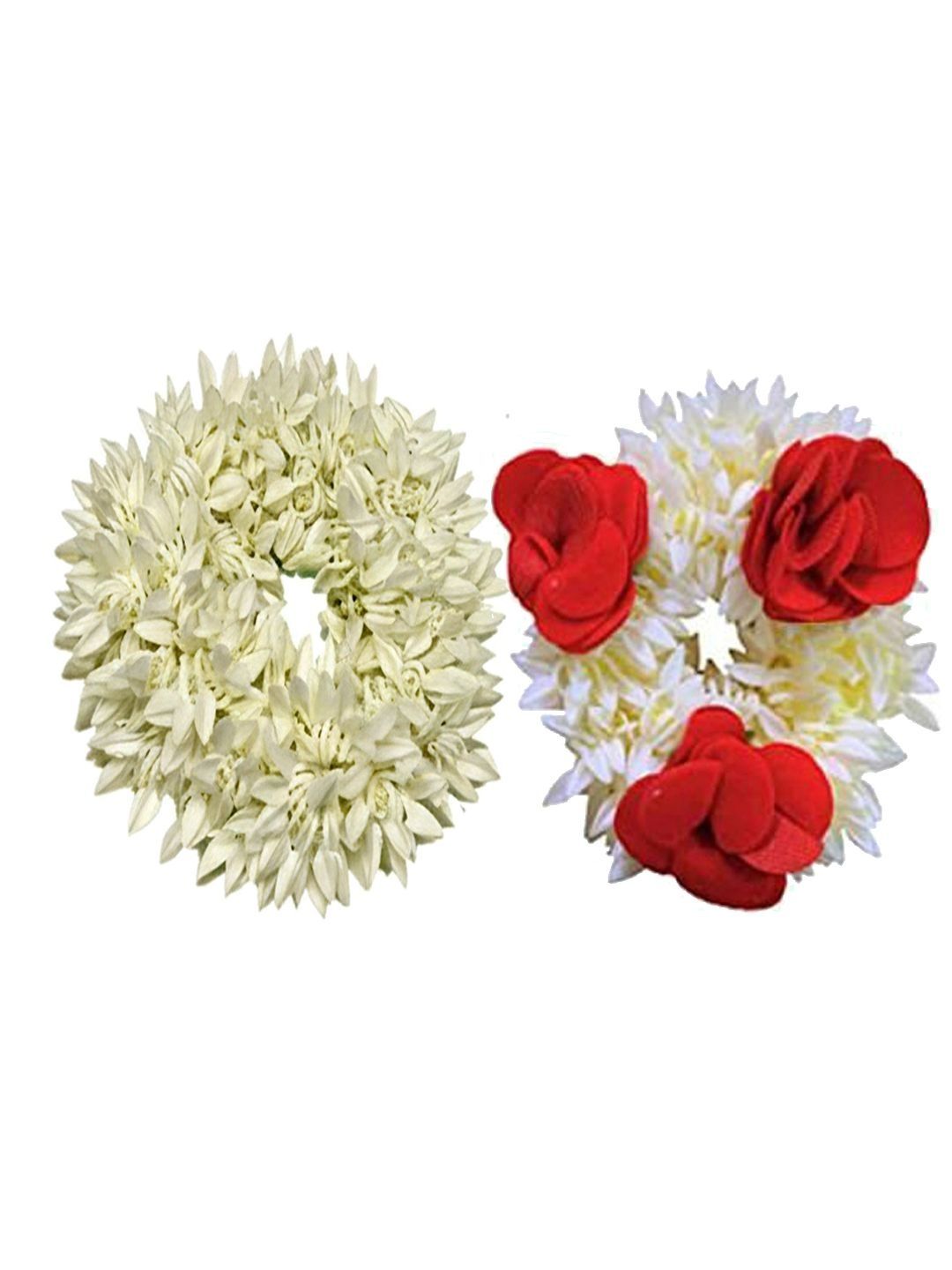 Caprese Decorative Cream Blossom Hair Accessory Duo 2 Piece Hair Accessory-image-2