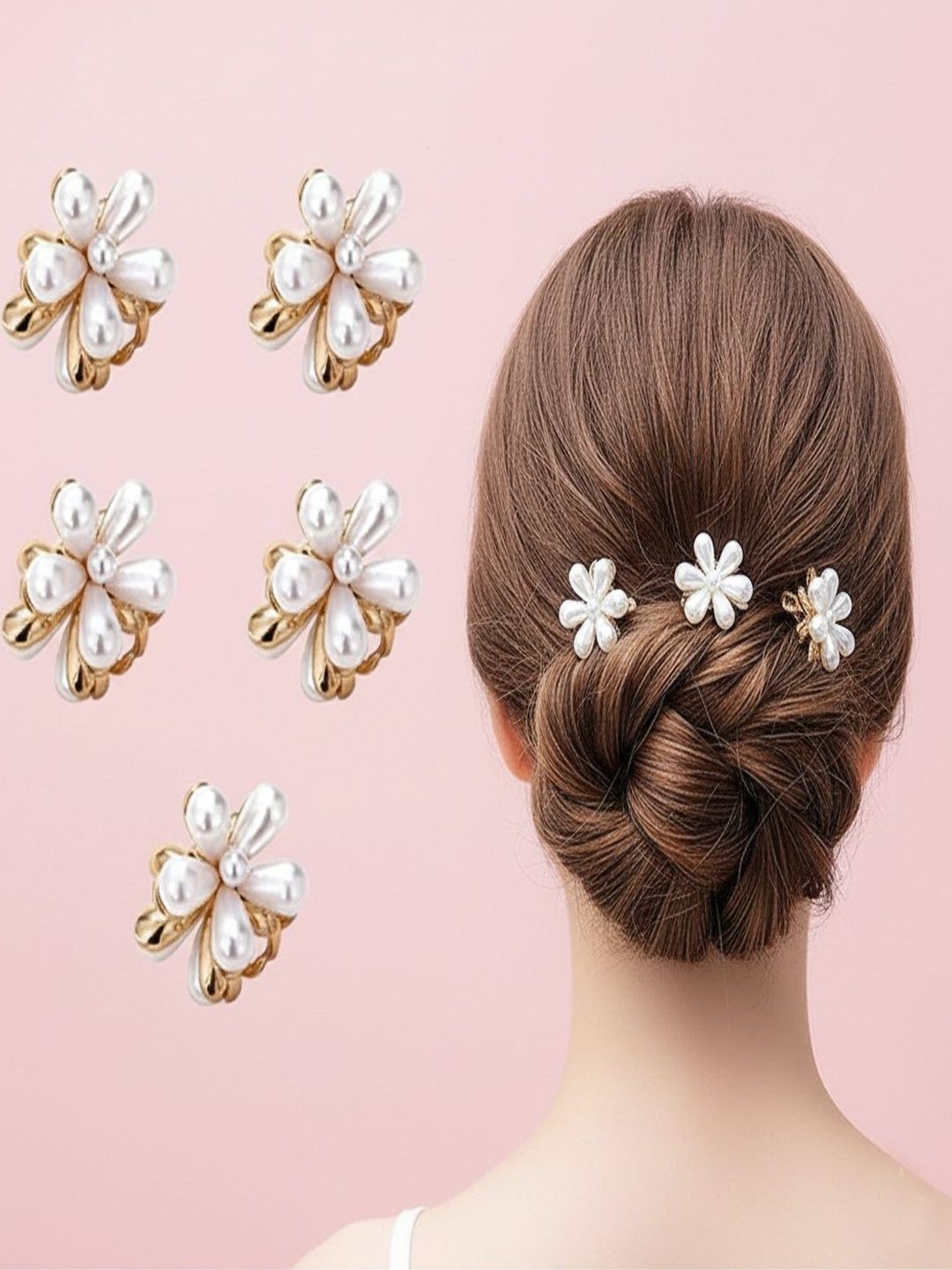 Caprese Minimalist 5 Piece Hair Clip Bundle Any Occasion Hair Accessory-image-28