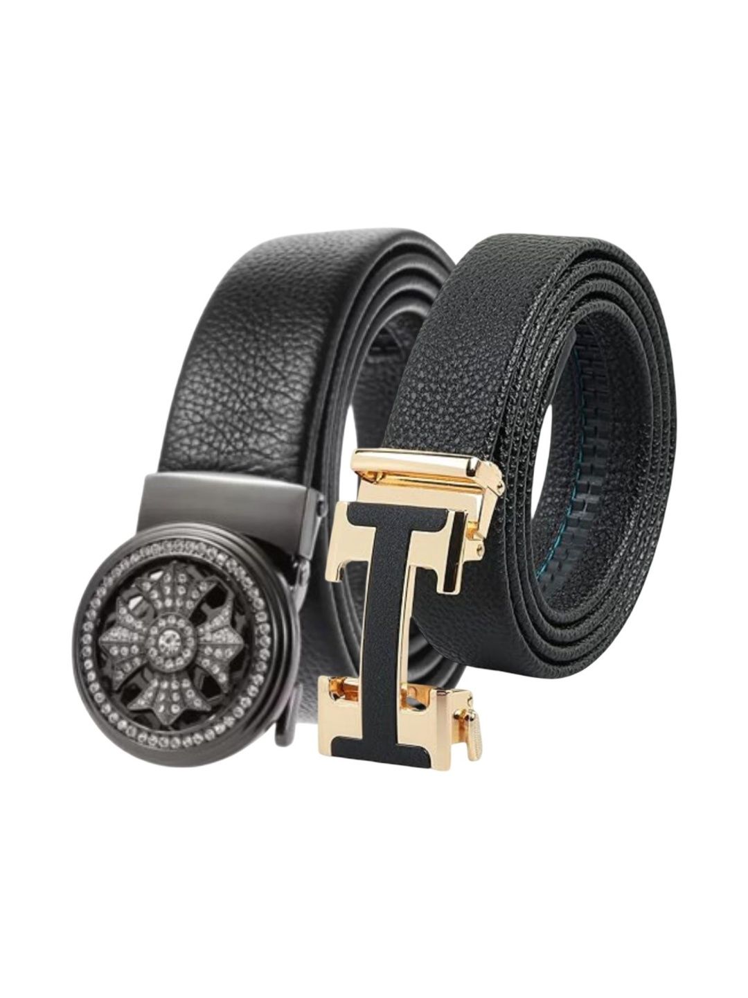 Niddleman Men Textured 2 PU Belt-picture-34