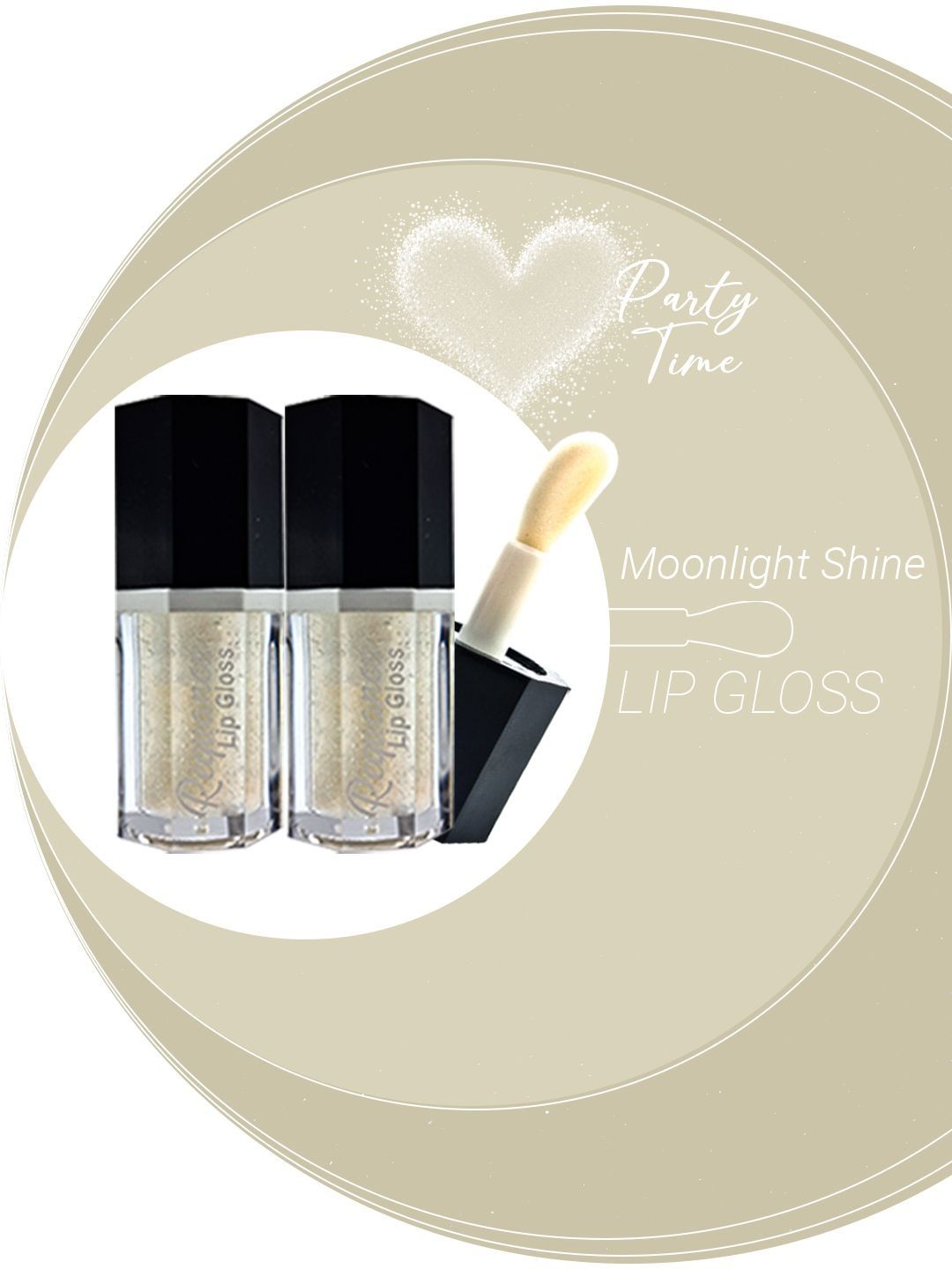 REQUANCE Set Of 2 pH Color Changing Lip Gloss - 3.5 ml Each - Moonlight Shine-image-26