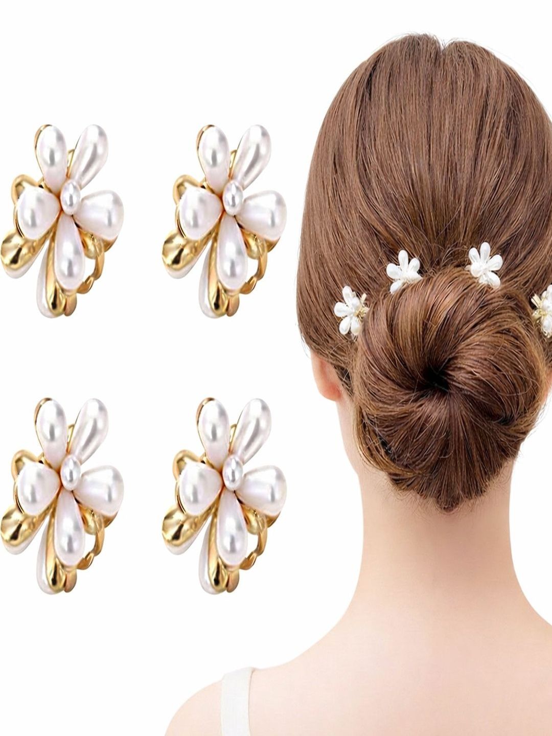 Caprese Chic 4 Piece Assortment Effortless Styling Hair Accessory-image-11