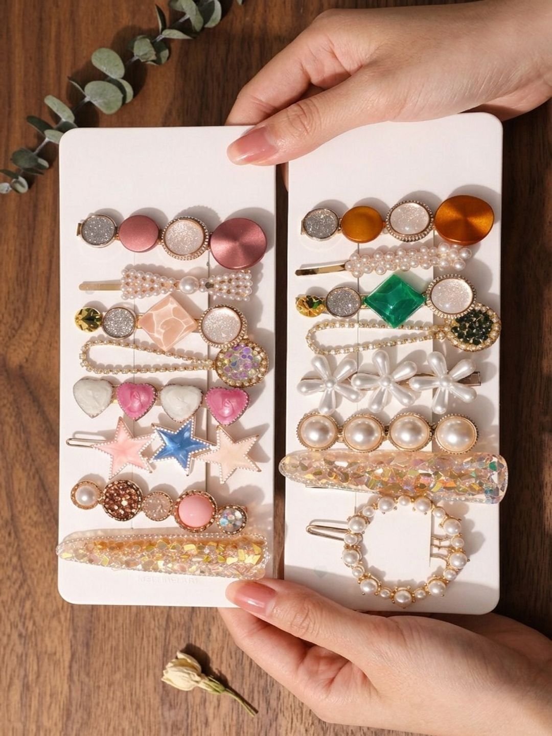 Caprese 16 Piece Korean Hair Jewelry Set Party Daily Wear Hair Accessory-image-32