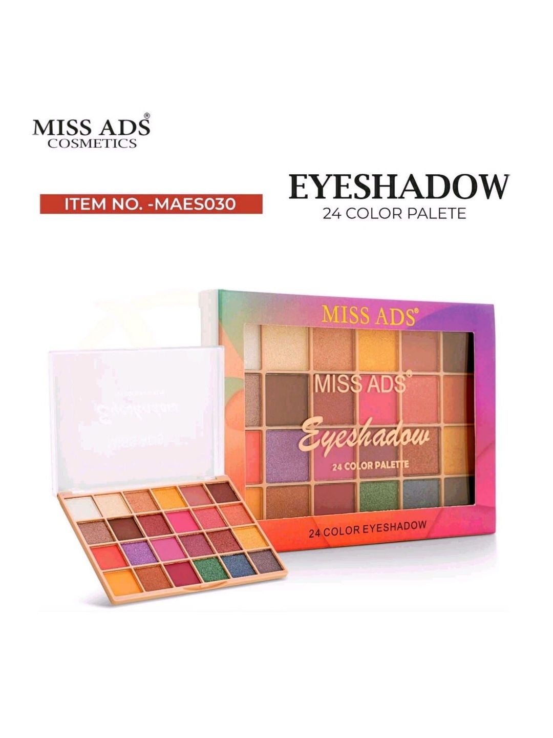 MISS ADS 24 Colors Eyeshadow Pallet- MAES030-picture-41