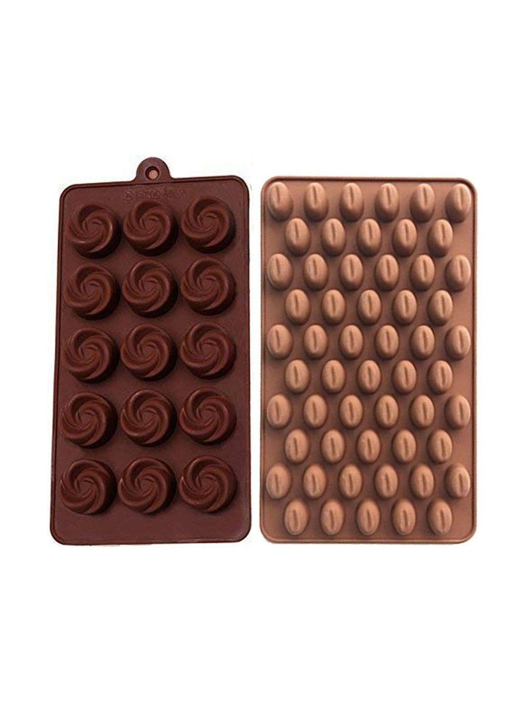 glamaxy Brown Rose Shape & CoffeeBeans Shape Moulds-picture-37