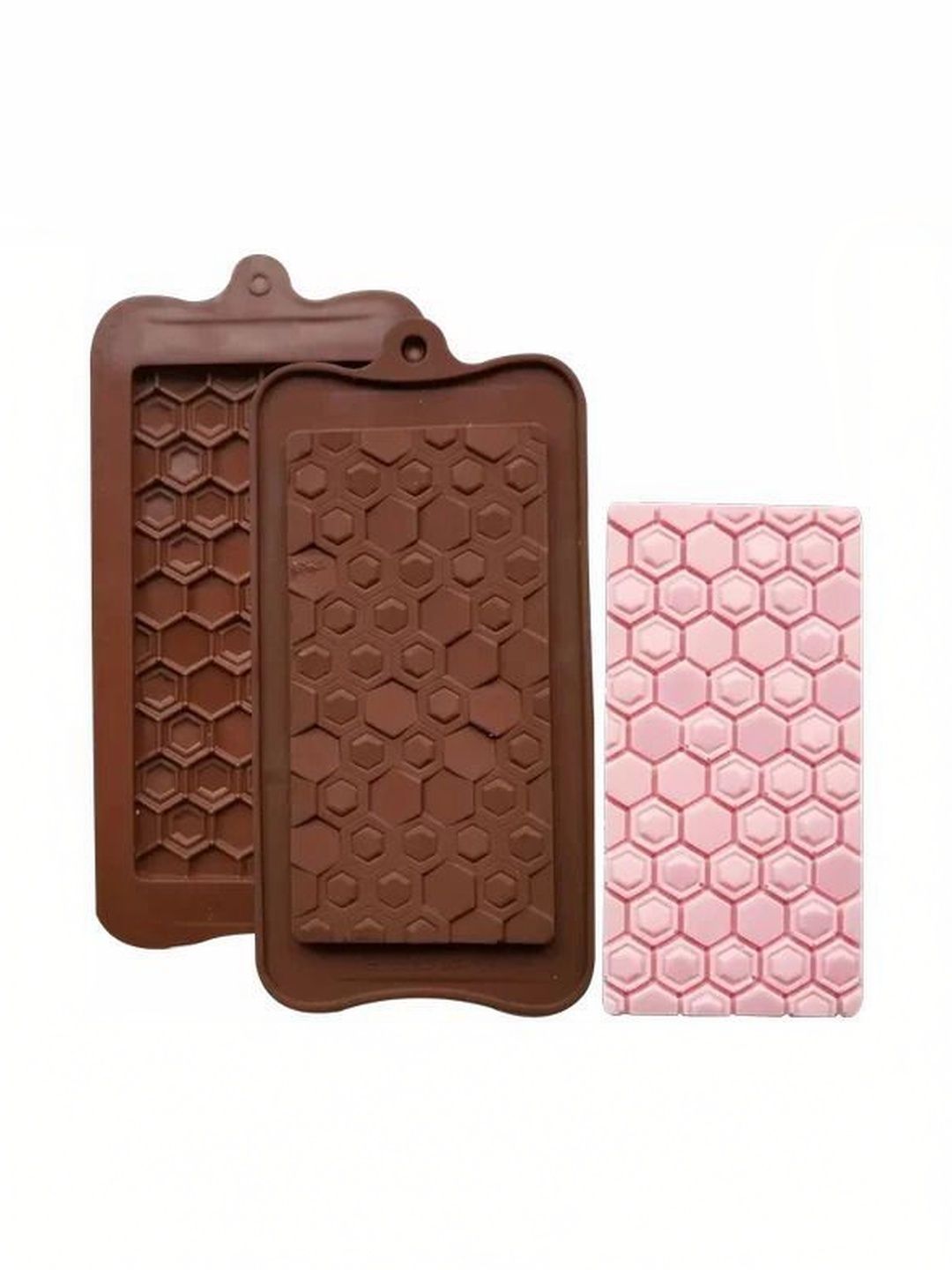 glamaxy 2-Pcs Brown & Pink Silicone Baking Moulds-picture-34