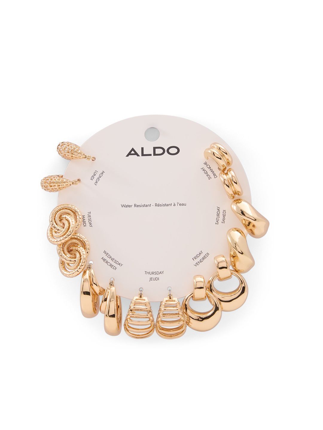 ALDO Geometric Hoop Earrings-image-42