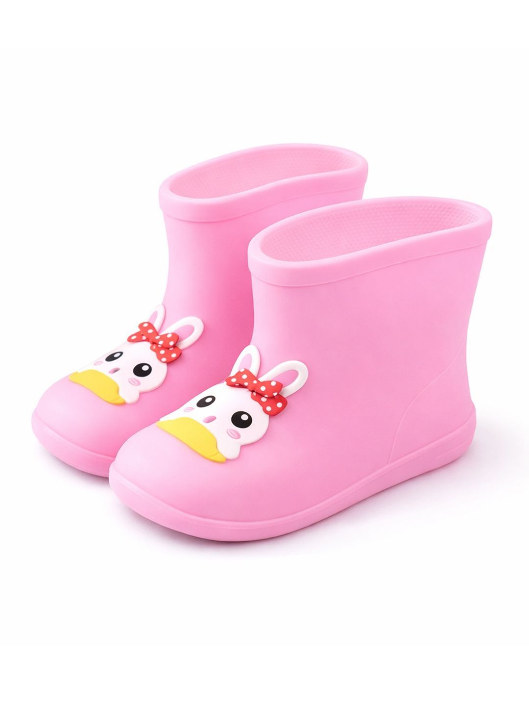 Bold N Elegant Girls Printed Round Toe Slip-On Rain Boots-picture-33