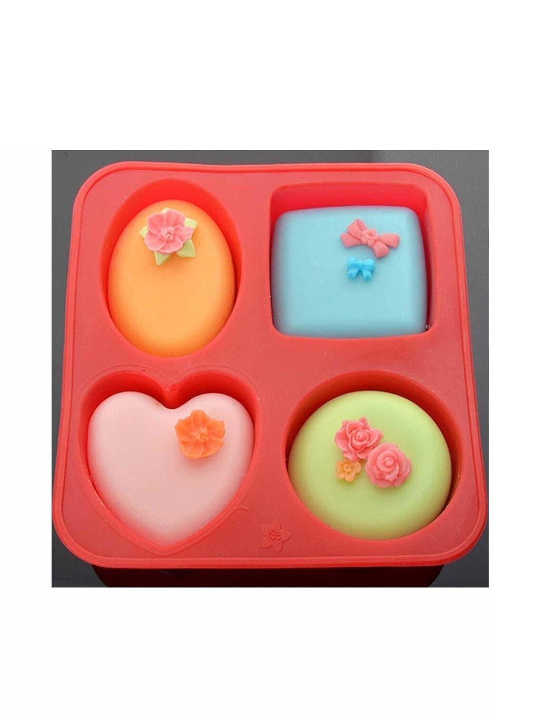glamaxy Red Silicone Baking Moulds-image-36