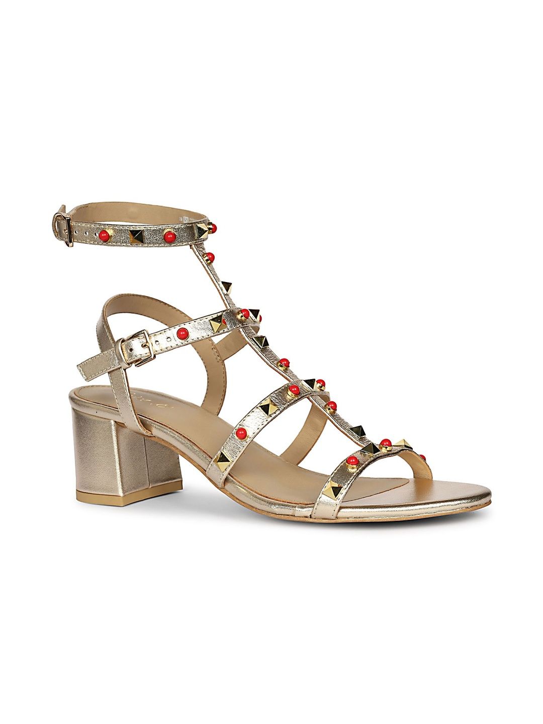 Saint G Leather Party Block Sandals-picture-26