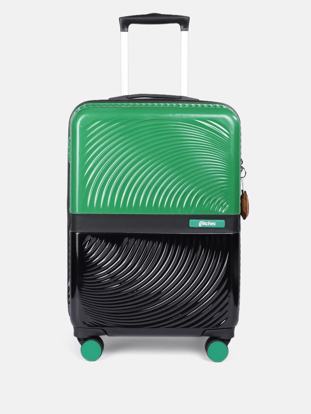 glitchez Colorblocked Hard-Sided Medium Trolley Bag-image-3