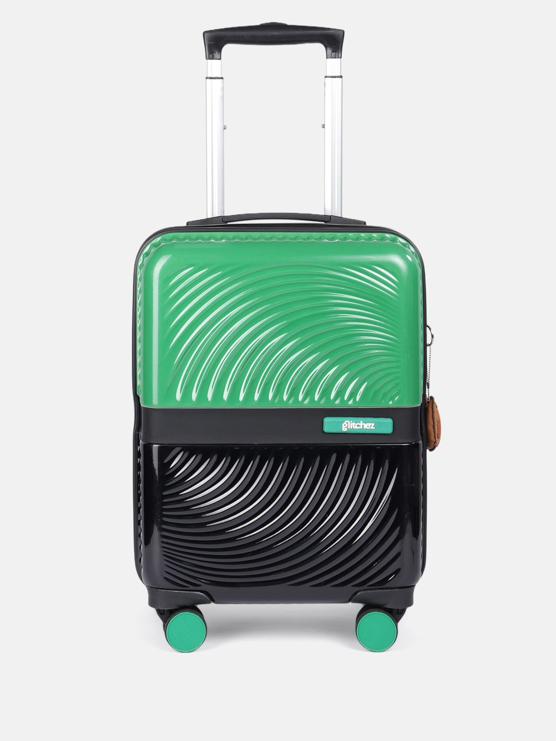 glitchez Colorblocked Hard-Sided Cabin Trolley Bag-picture-26
