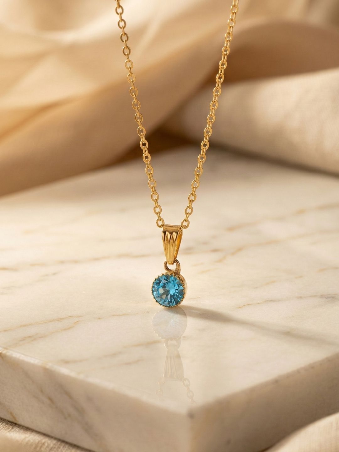 DressBerry Brass Gold-Plated Antique Necklace-image-35