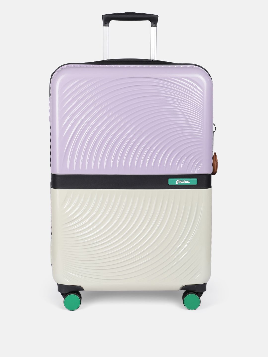 glitchez Colorblocked Hard-Sided Medium Trolley Bag-image-1