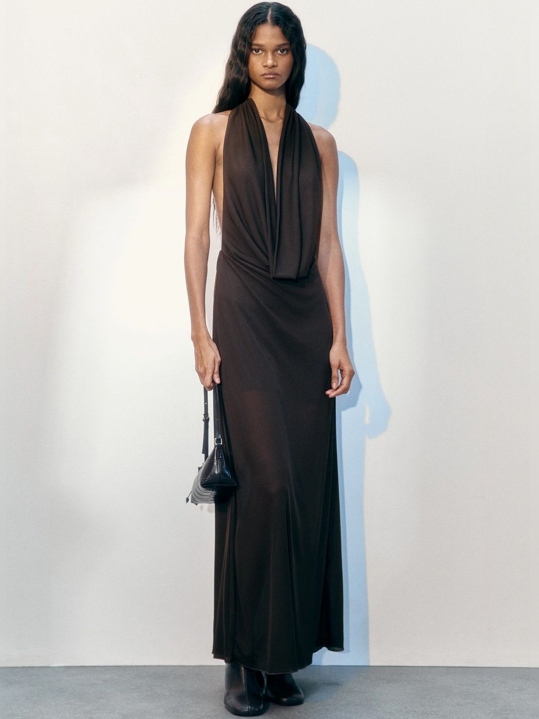 H&M Cowl-Neck Maxi Dress-picture-54