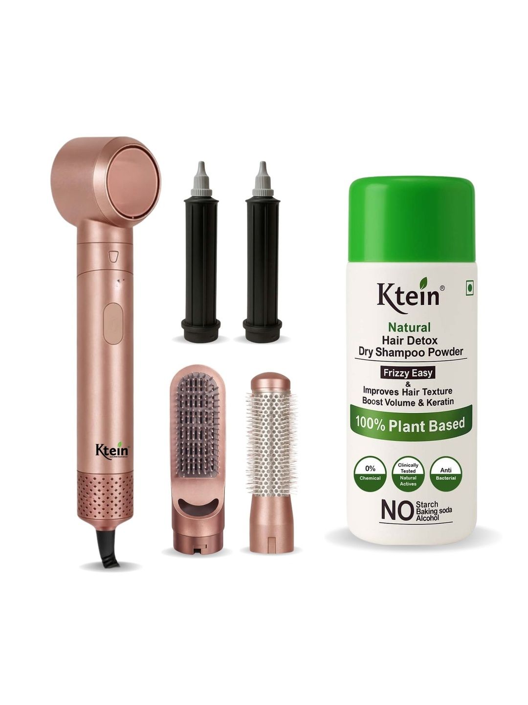 Ktein Dry Shampoo Powder- 25 g & 5 In1 Pro Styler-image-2