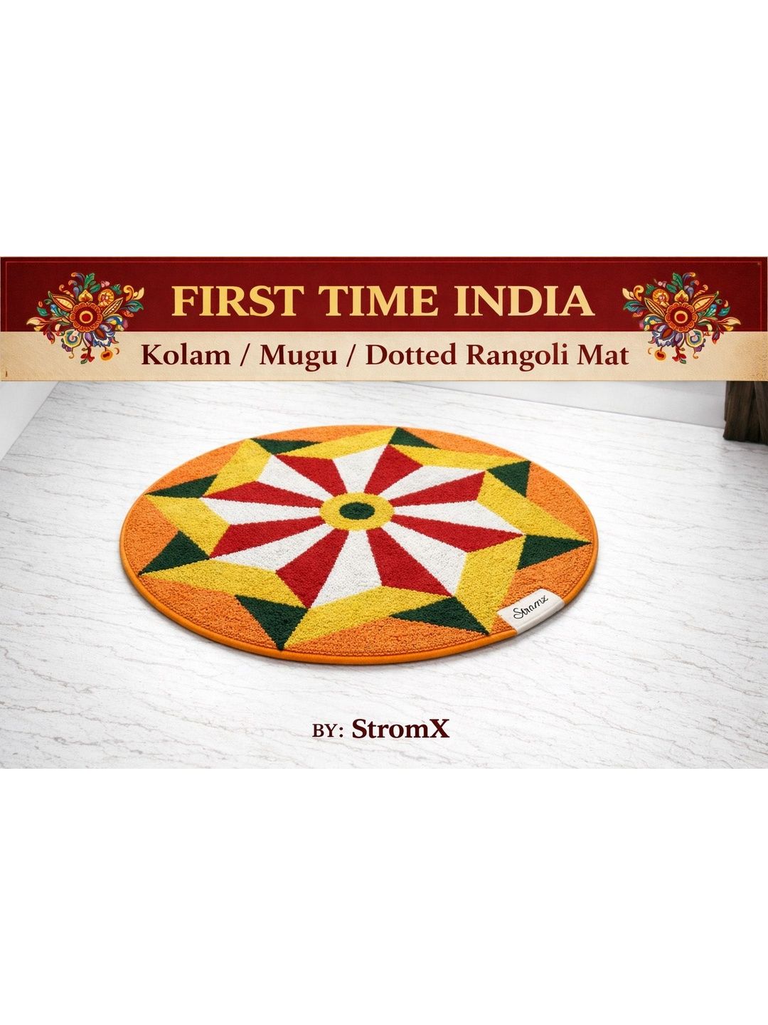 StromX Yellow Anti-Skid Doormats-image-12