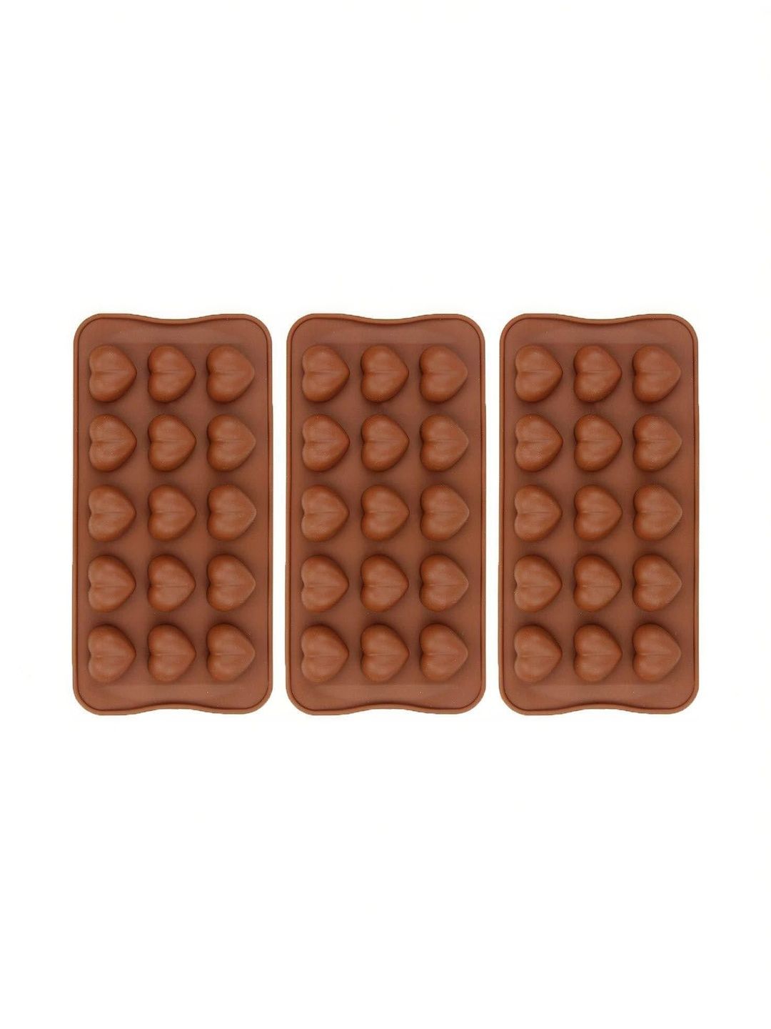 glamaxy 3-Pcs Brown Silicone Baking Moulds-picture-33