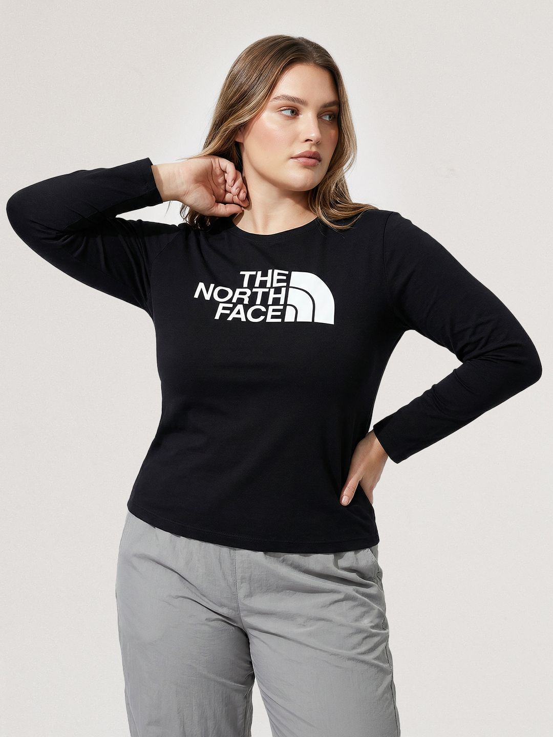 The North Face Pus Size Brand Logo Printed T-shirt-image-15