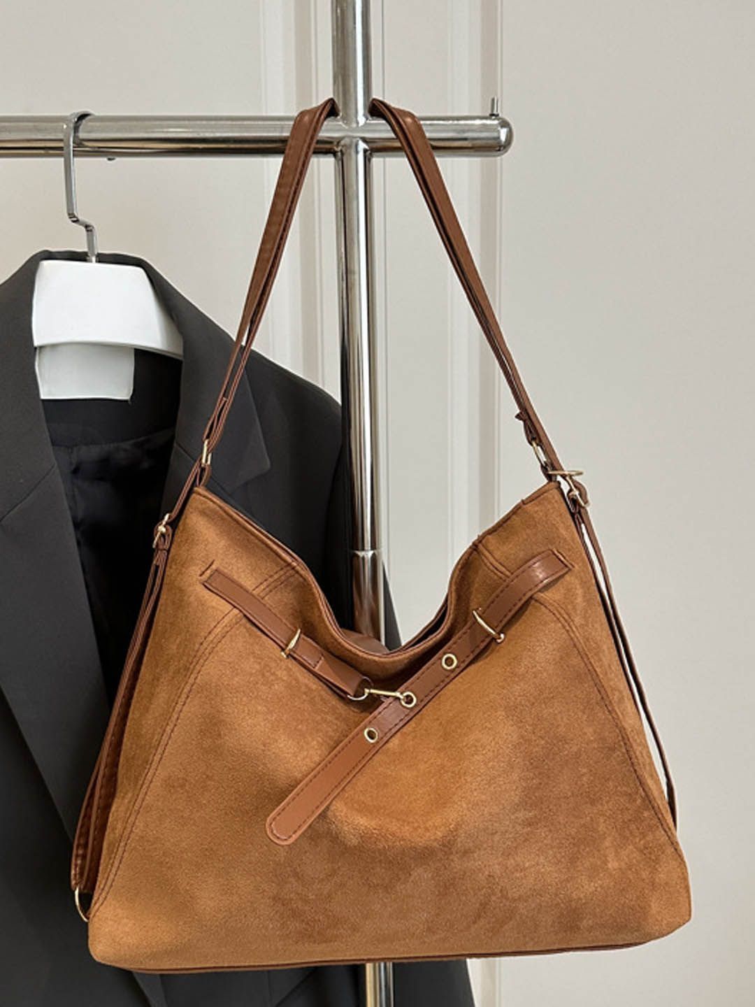 Lara Karen Brown Colour Tote Bag Women Handbags-picture-50