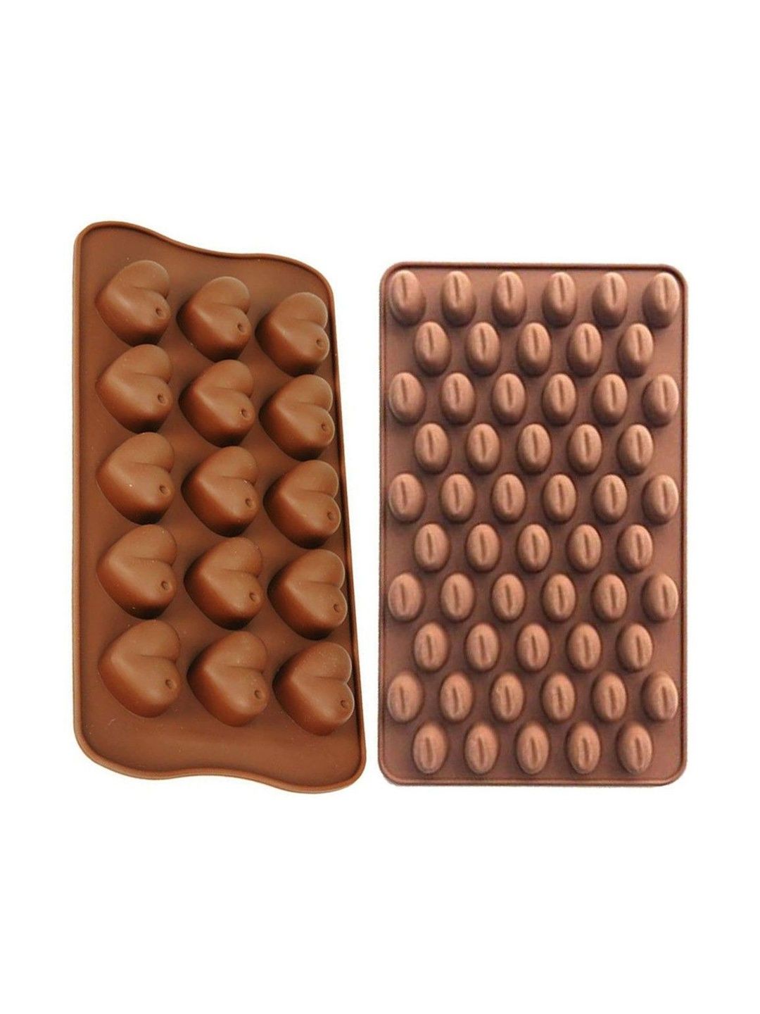 glamaxy Brown Heart-Shape & CoffeeBenas Shape Moulds-picture-34