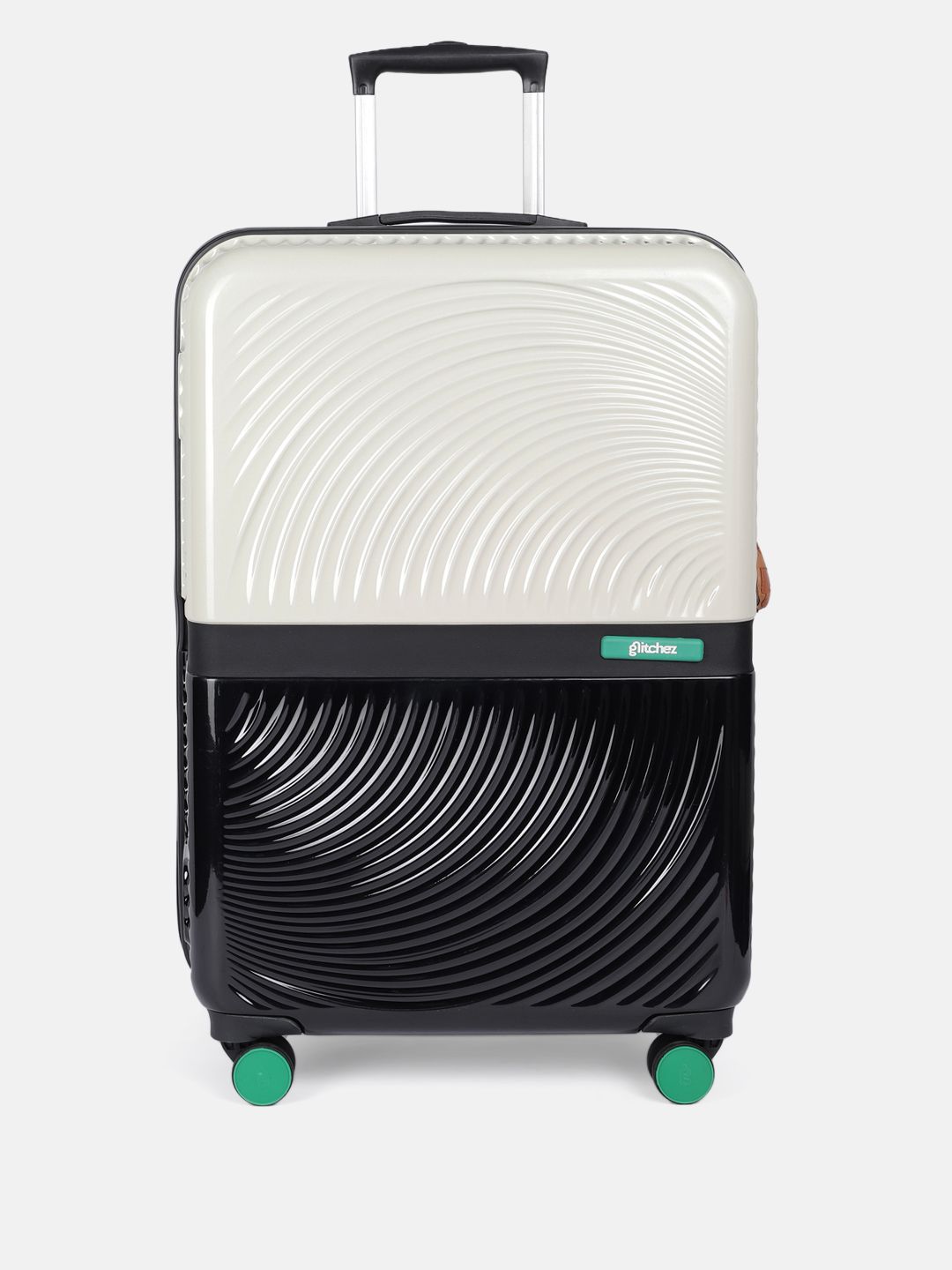 glitchez Drip Colourblock Large Trolley Suitcase with Keychain - Volume 110 L-image-31