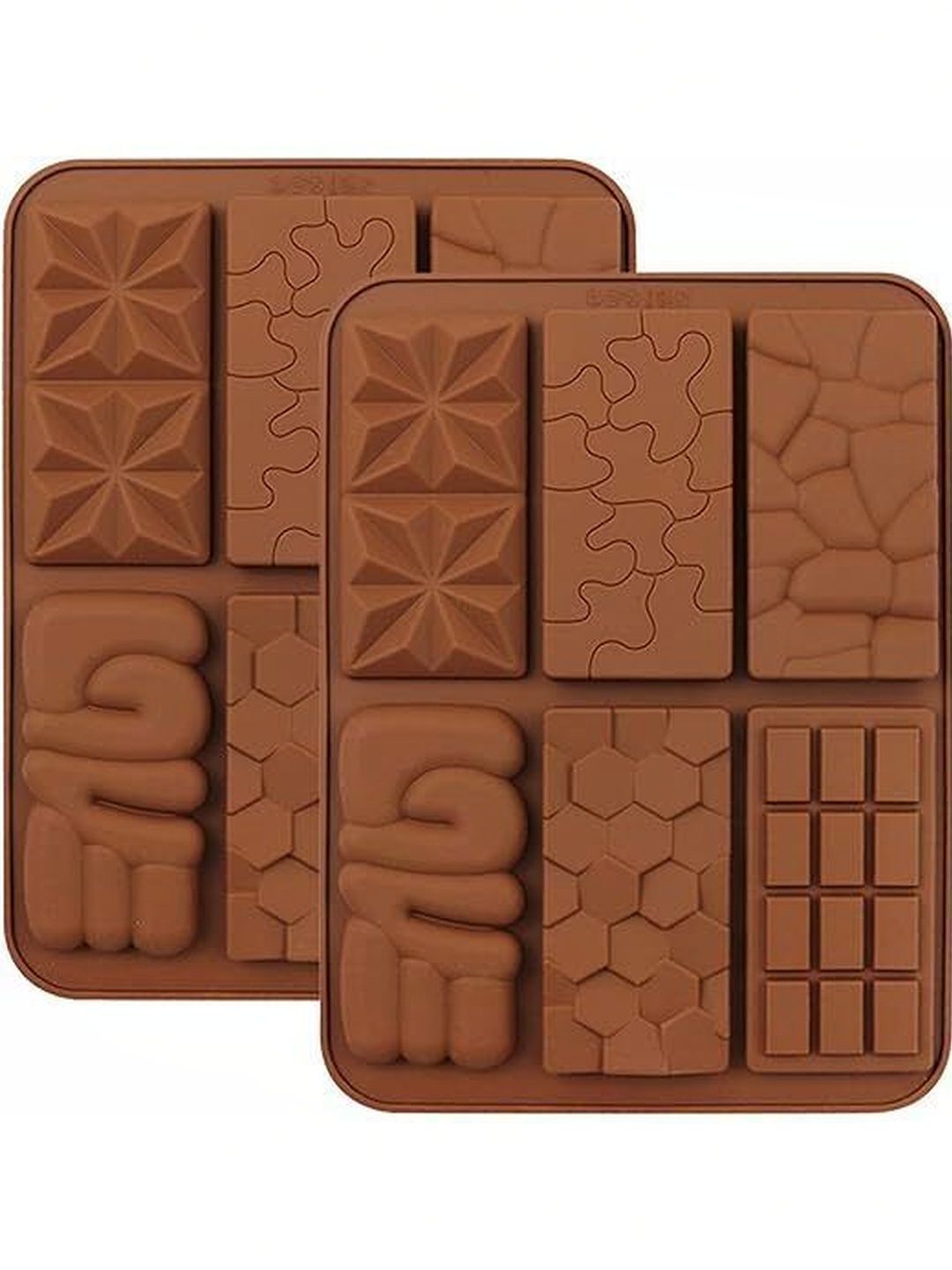 glamaxy 2-Pcs Brown Silicone Baking Moulds-picture-32