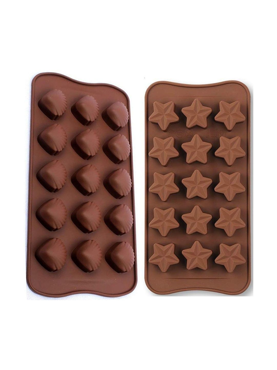 glamaxy Brown Sheshell & Star Shape Moulds-picture-30