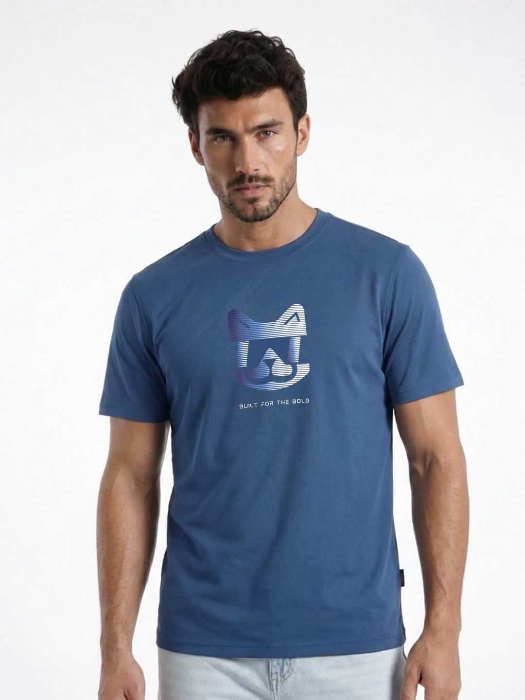glitchez Graphic Printed Knitted T-shirt-picture-16