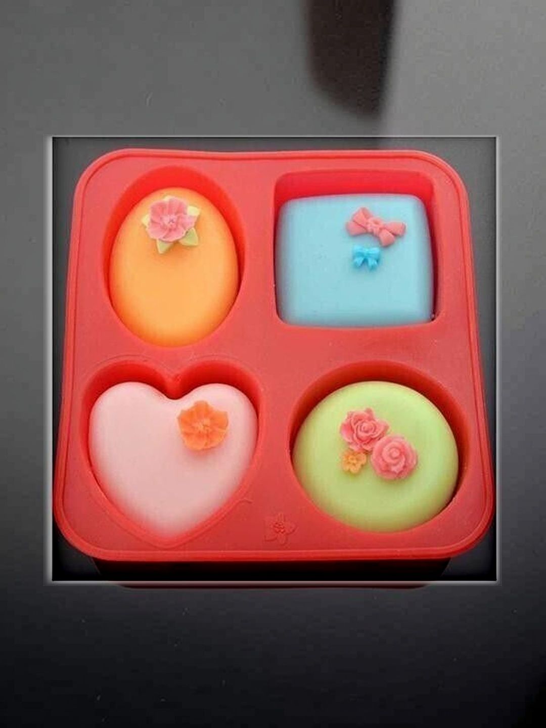 glamaxy Red Silicone Baking Moulds-image-25