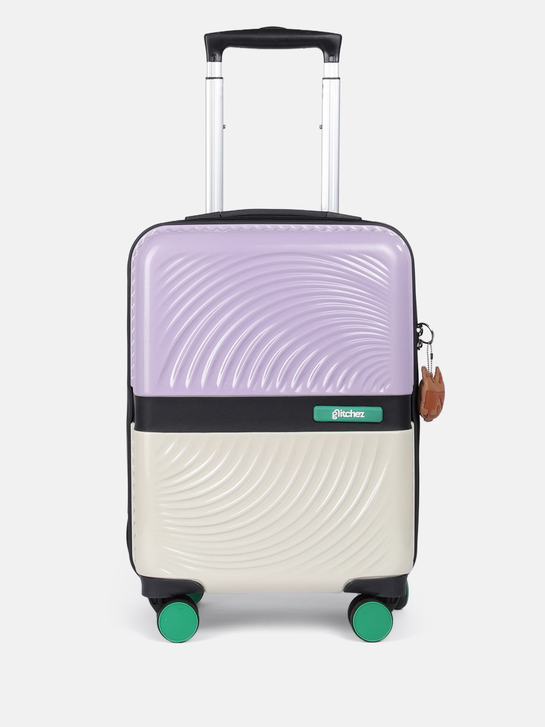 glitchez Colorblocked Hard-Sided Cabin Trolley Bag-image-38