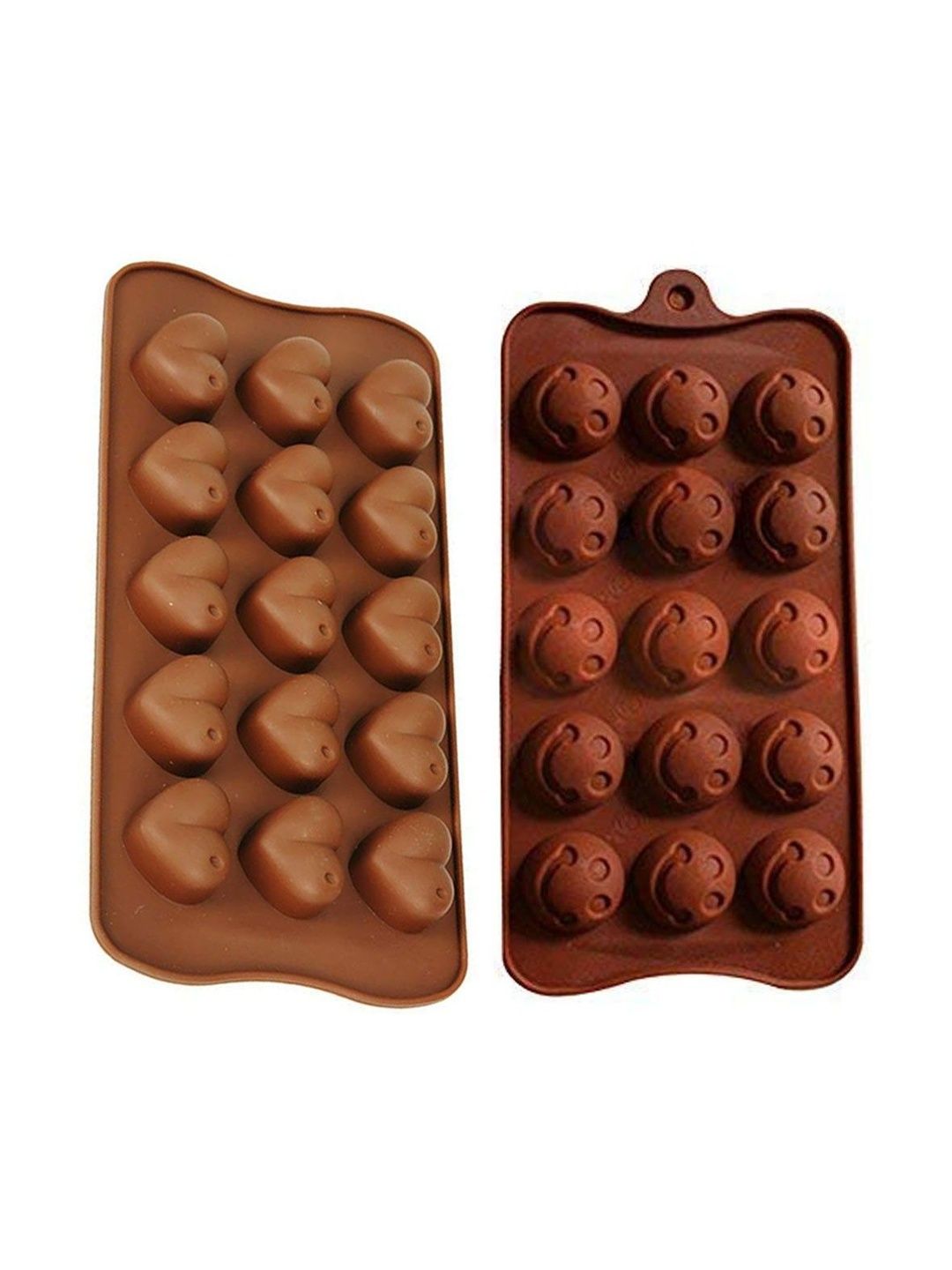 glamaxy Brown Heart-Shape & Smile Shape Moulds-picture-37