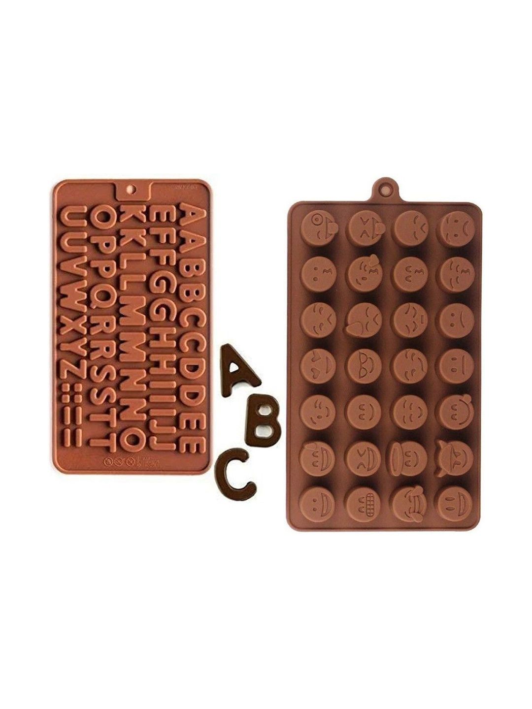 glamaxy Brown Alphabet & Emoji Moulds-picture-38