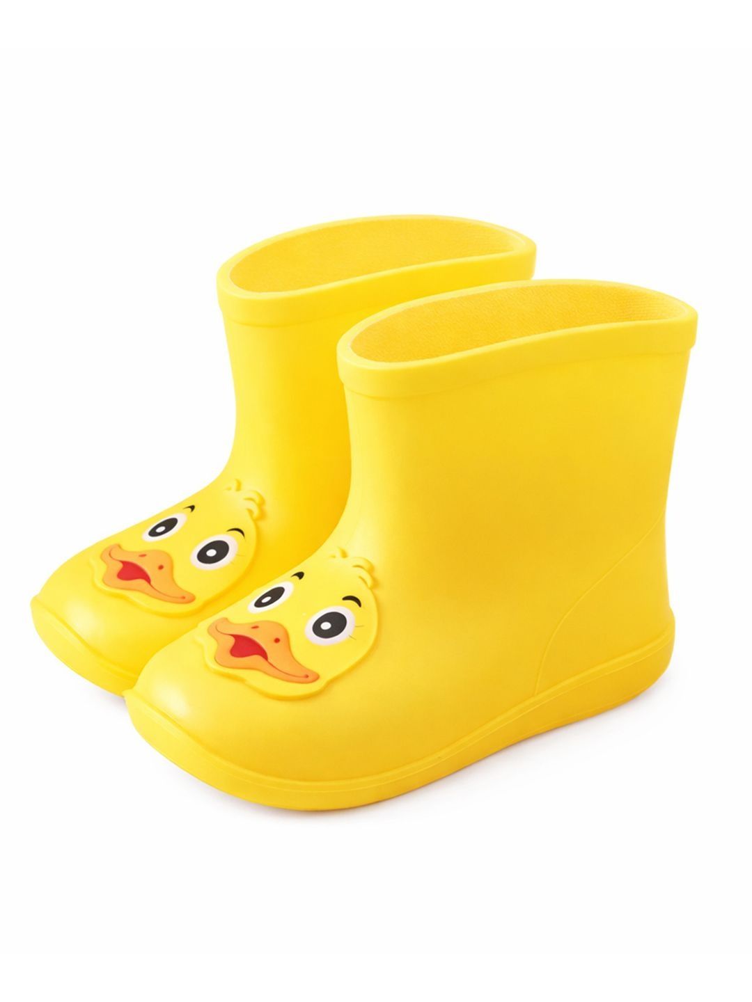 Bold N Elegant Kids Printed Round Toe Slip-On Rain Boots-picture-39