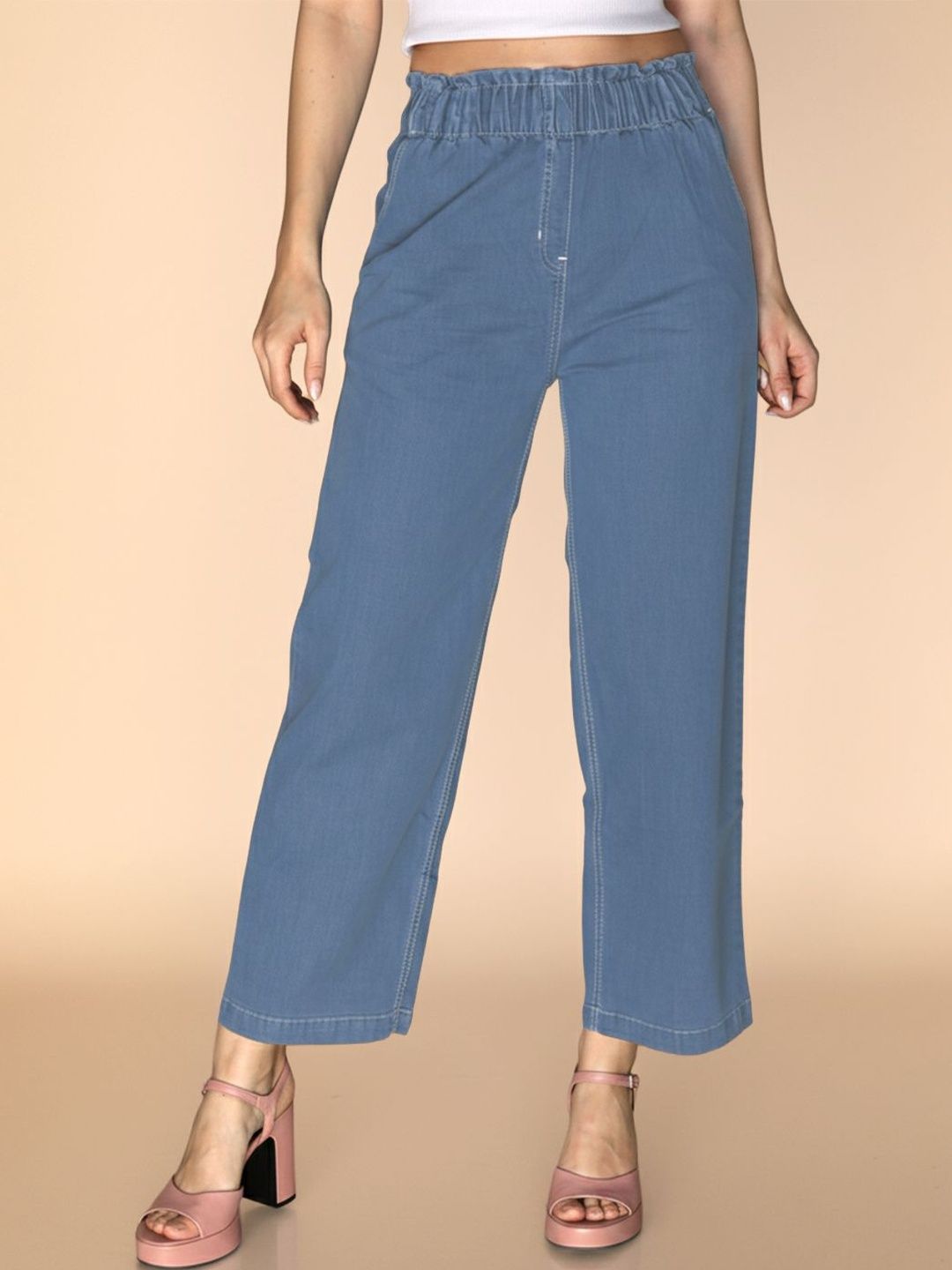 LYRA Women Comfort High-Rise Trousers-picture-51
