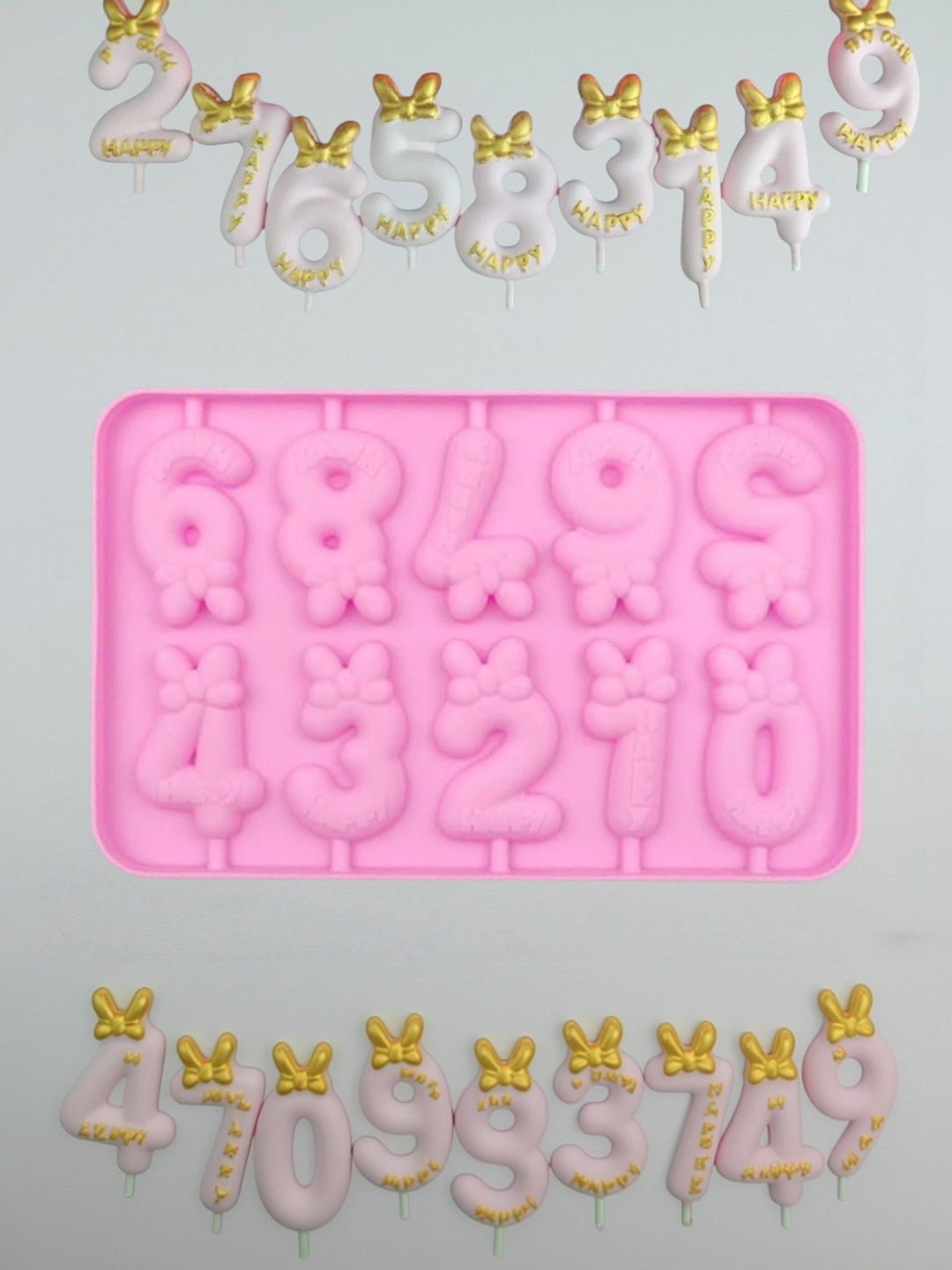 glamaxy Pink Silicone Baking Moulds-picture-43