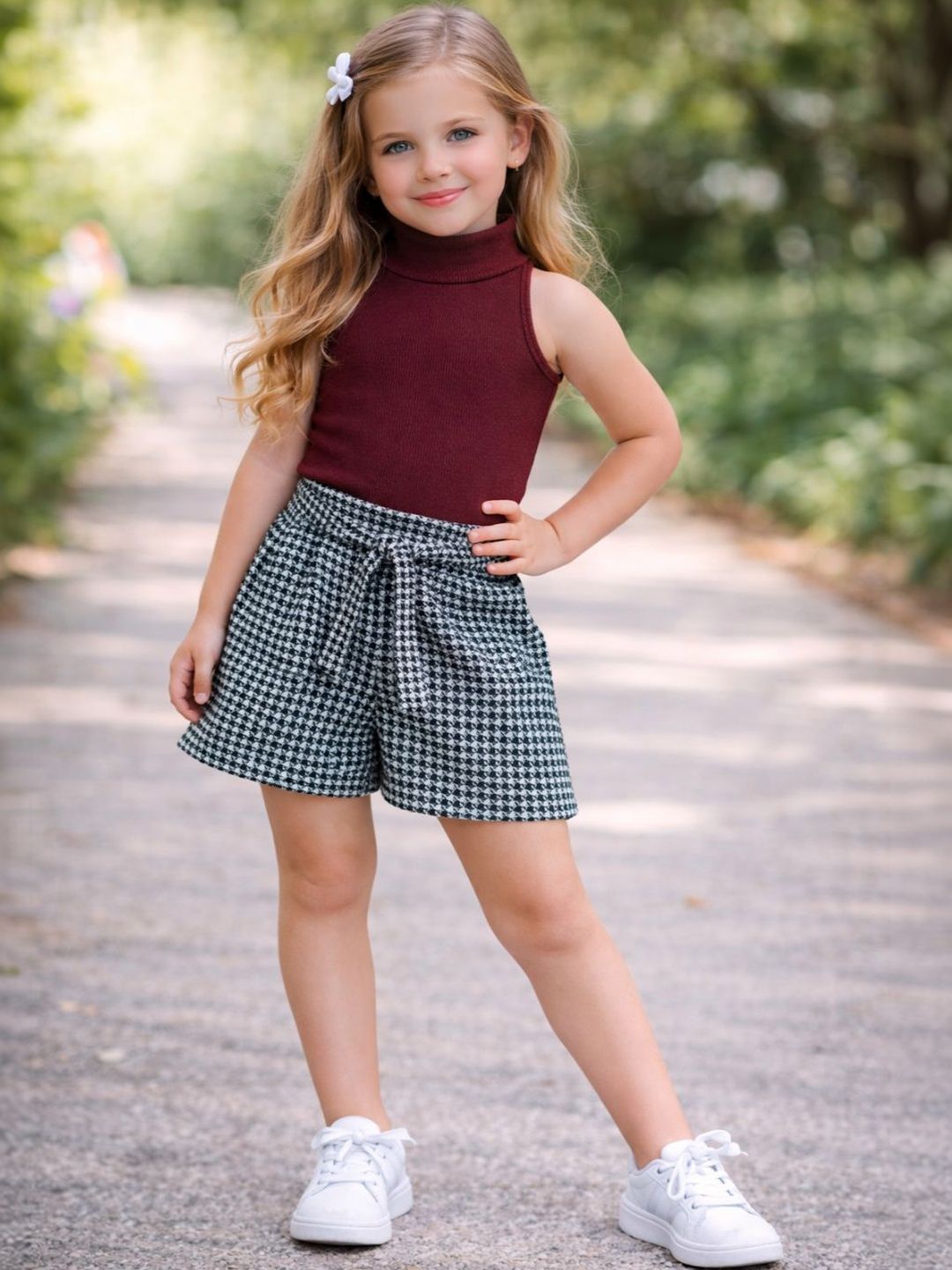 RAMIAAZ Girls T-shirt with Shorts-image-47