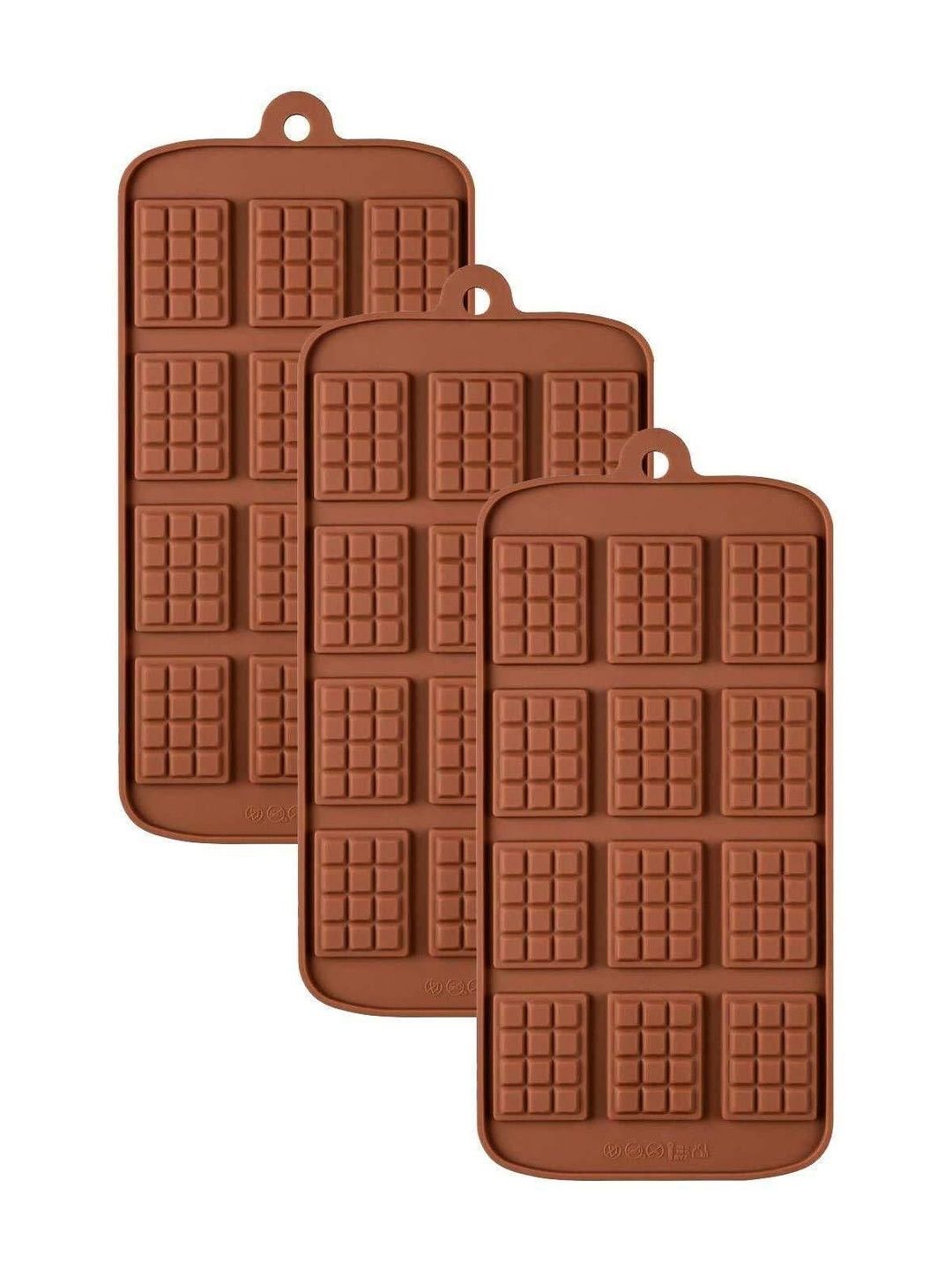 glamaxy 3-Pcs Brown Silicone Baking Moulds-picture-26