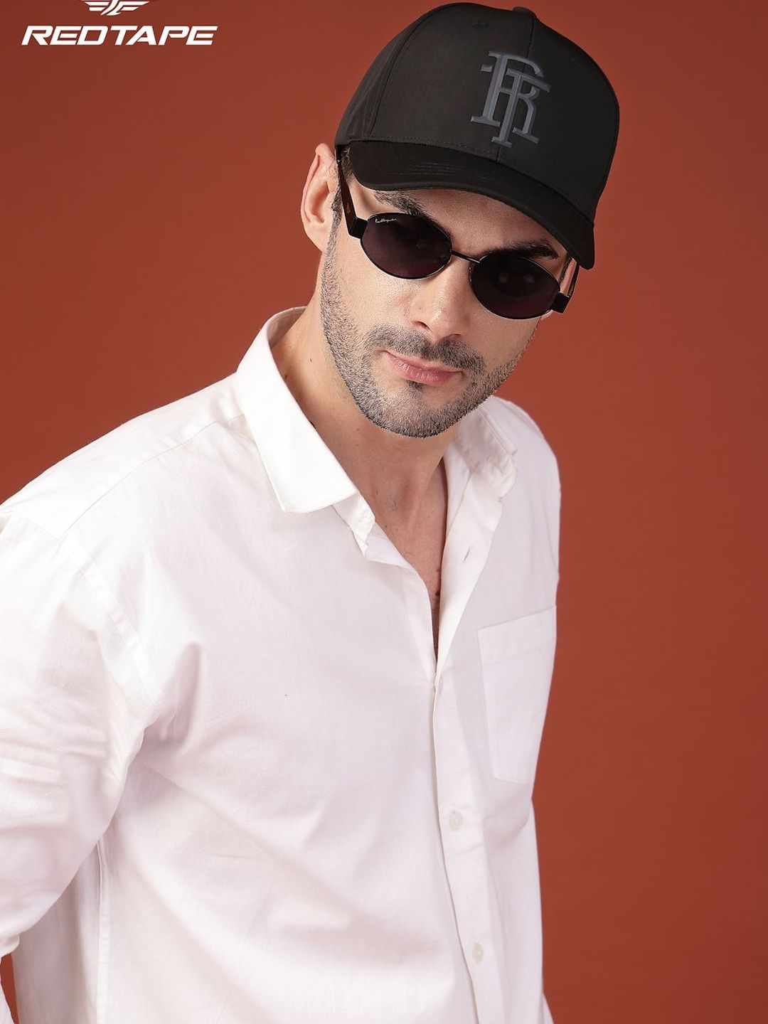 Red Tape Unisex Embroidered Baseball Cap-image-48
