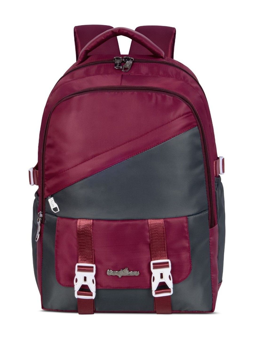 Seenlee Women Colourblocked Backpack with Compression Straps-picture-36