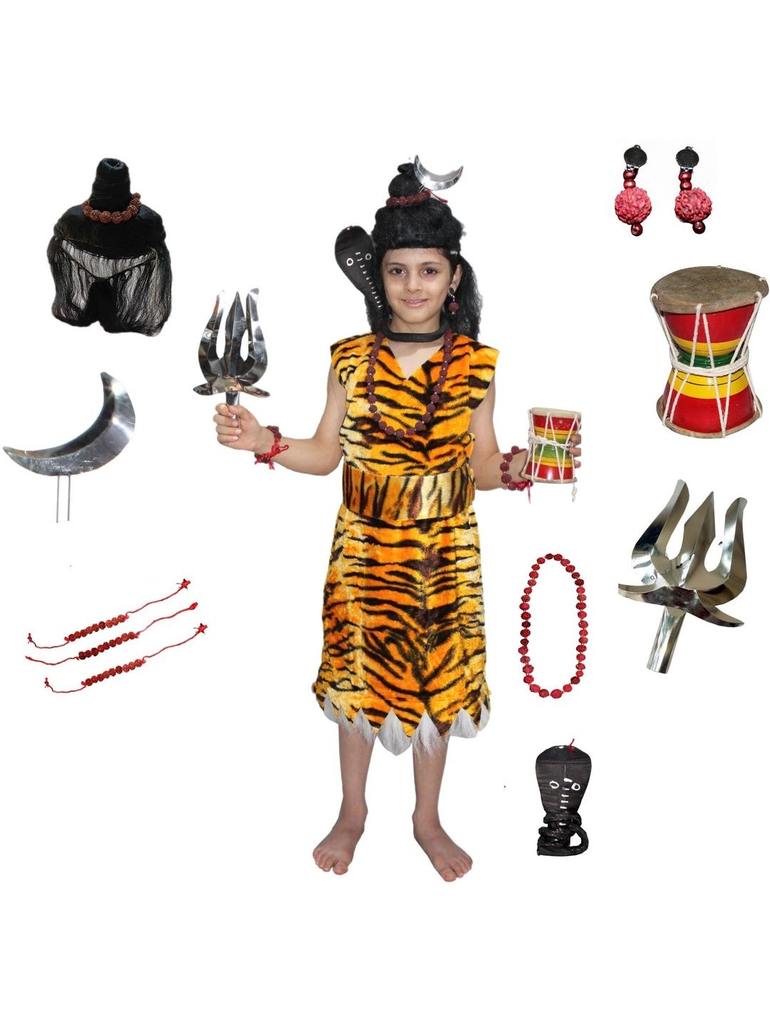 Kaku Fancy dresses Boys Lord Shiv Ji Costume-picture-22