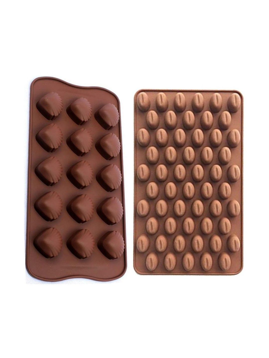 glamaxy Brown Sheshell & CoffeBeans Shape Moulds-picture-39