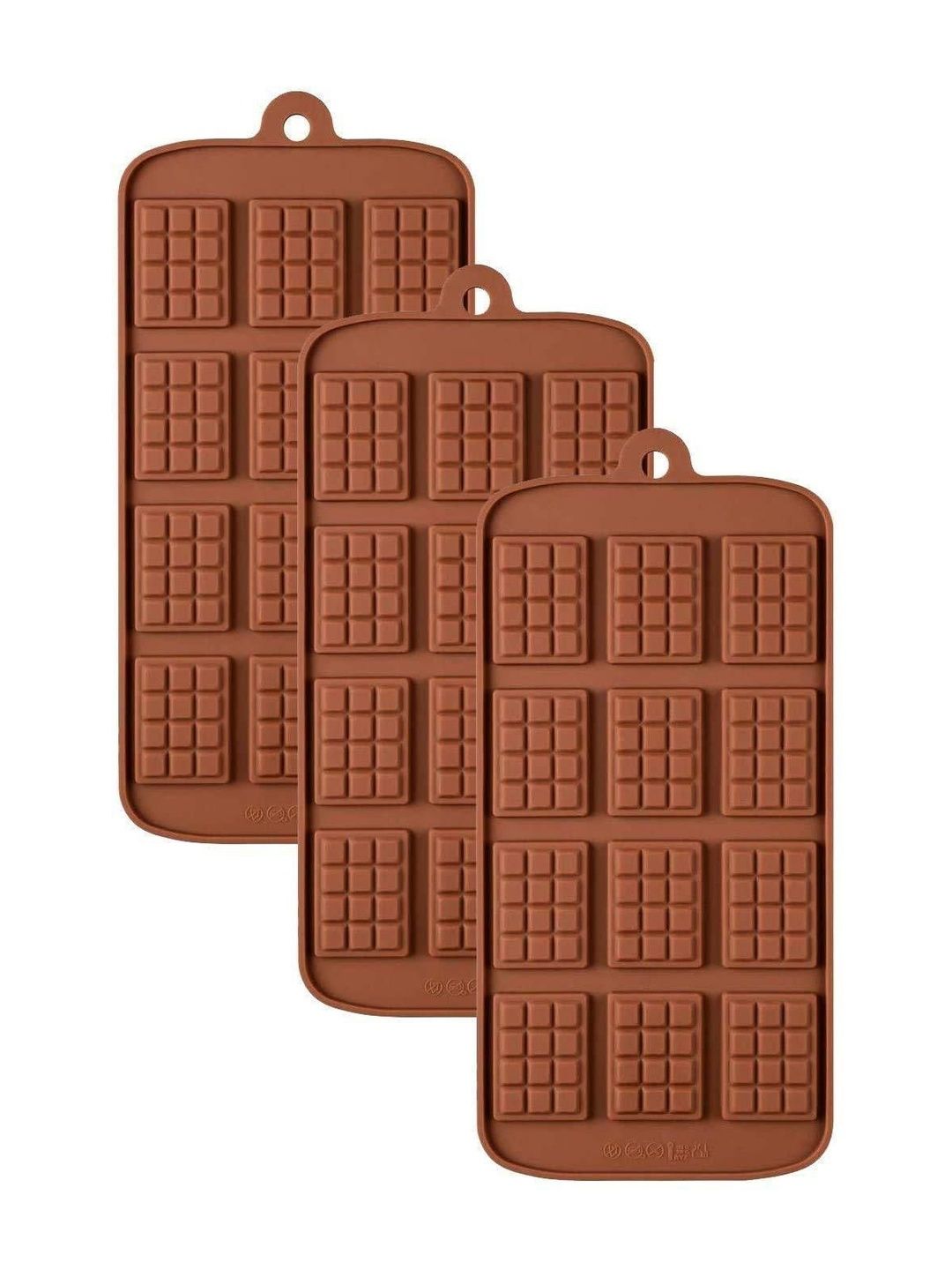 glamaxy 3-Pcs Brown Silicone Baking Moulds-picture-29