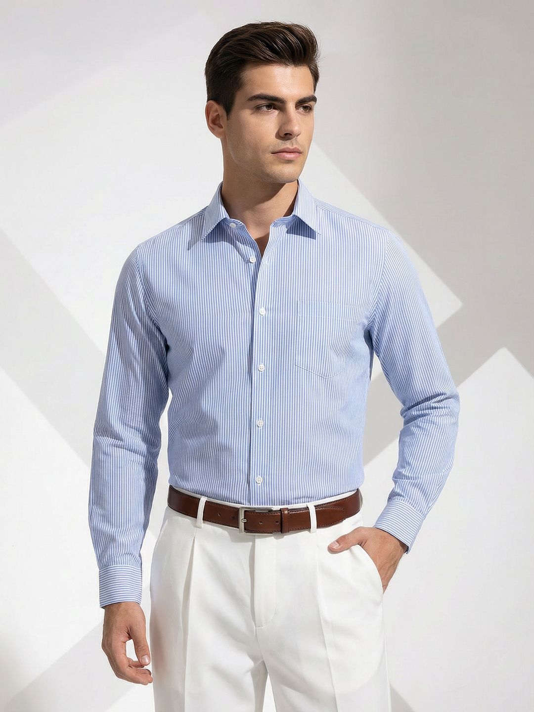 INVICTUS Urban Slim Fit Striped Formal Shirt-picture-21