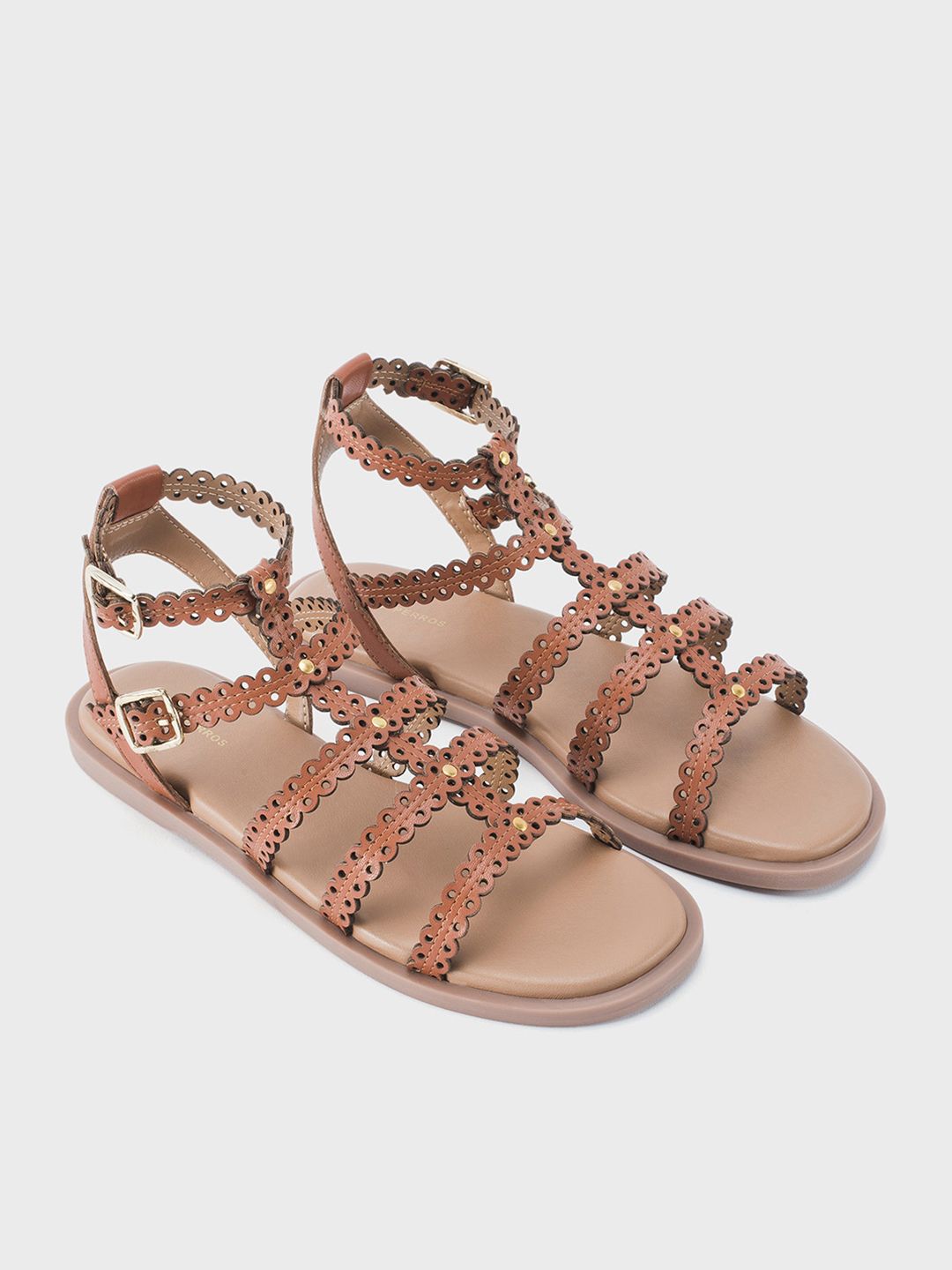 Lino Perros Women Open Toe Flats-picture-20