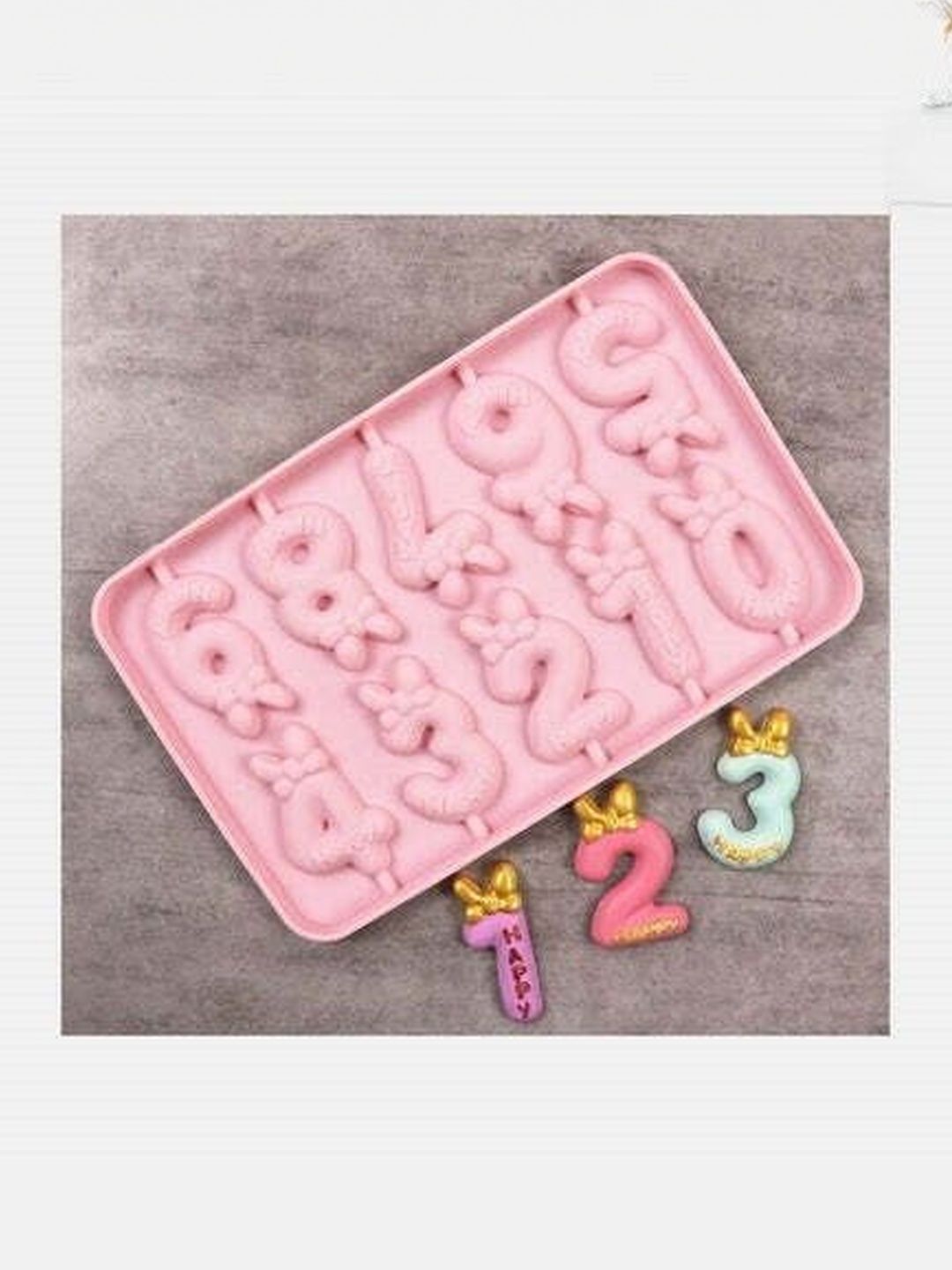 glamaxy Brown Number Lollipops Mould-picture-11
