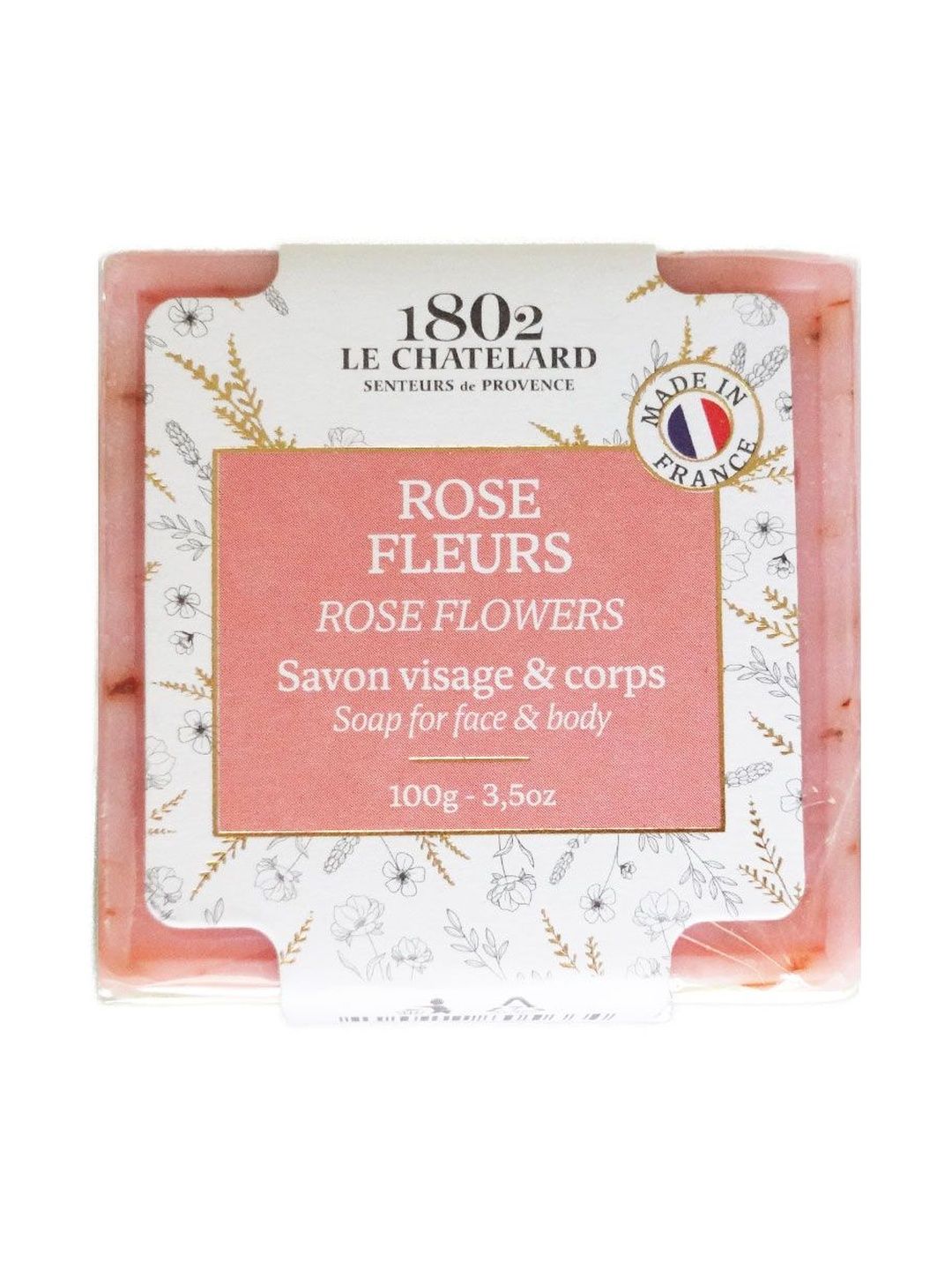 LE CHATELARD 1802 SENTEURS de PROVENCE Rose Flowers Soap - 100 g-image-34
