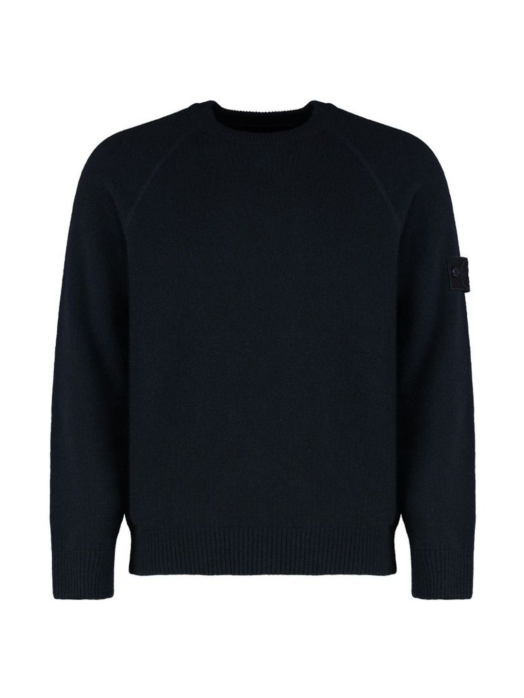 stone island Blue Crew Neck Wool Sweater-picture-23