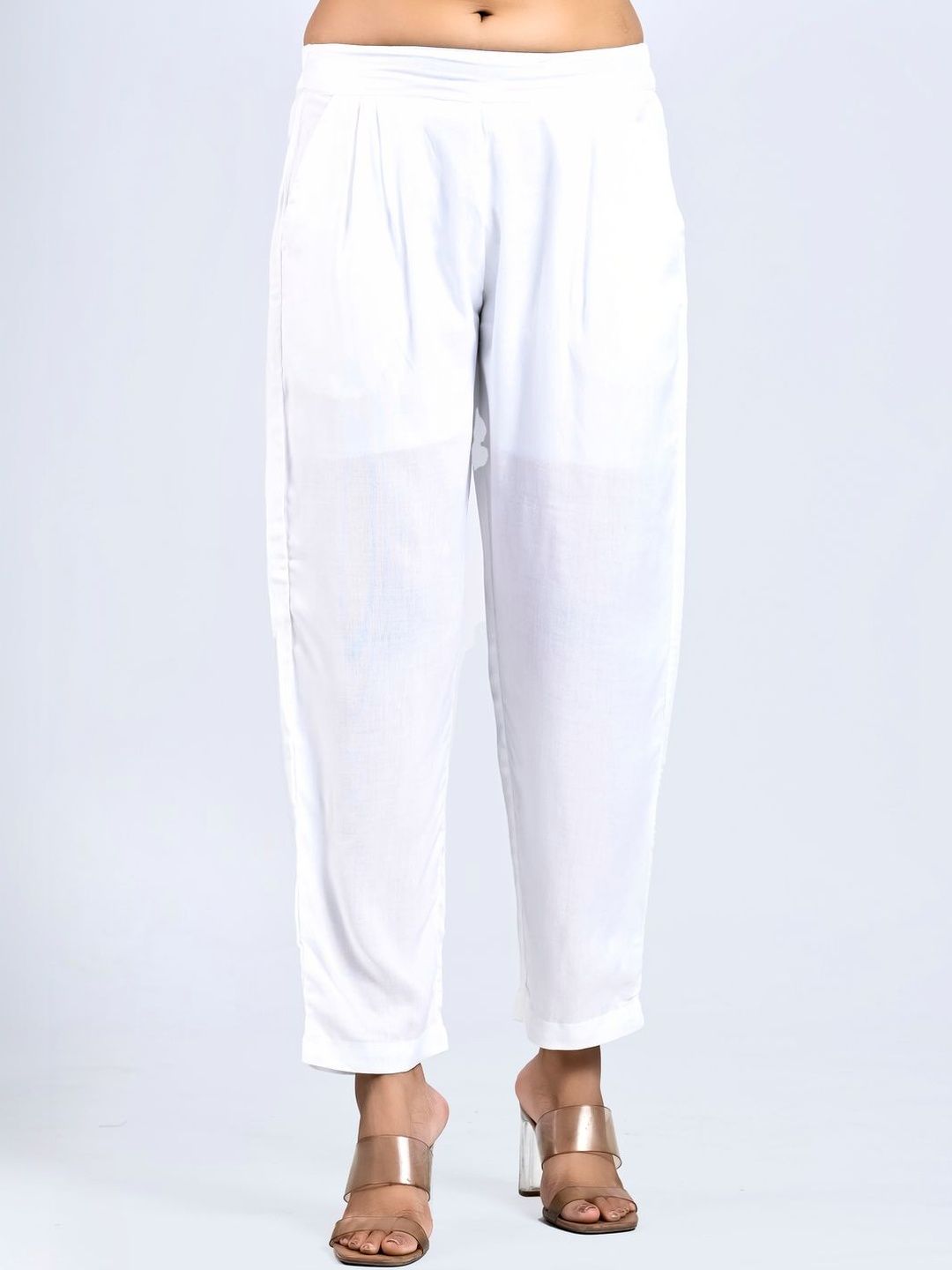 MIRAYYA Women Tailored Easy Wash Trousers-picture-37